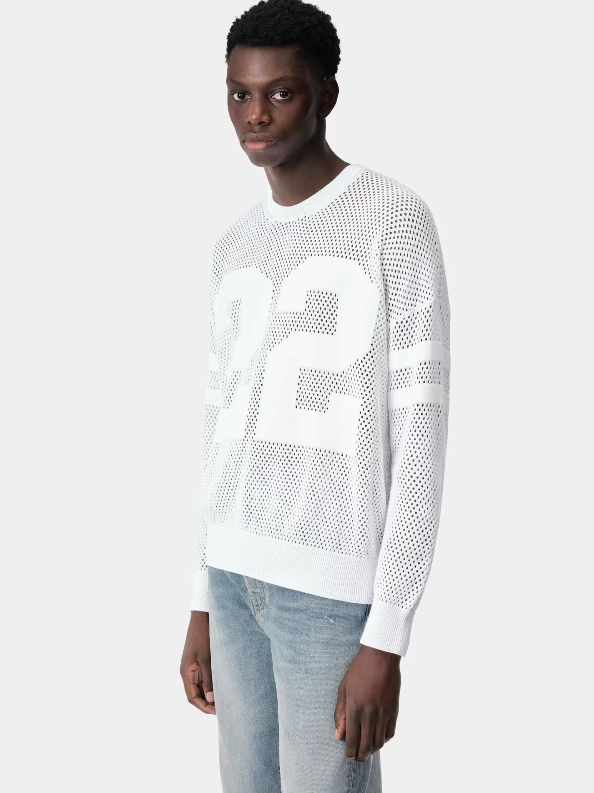 AMIRI Knitwear>22 CREW White