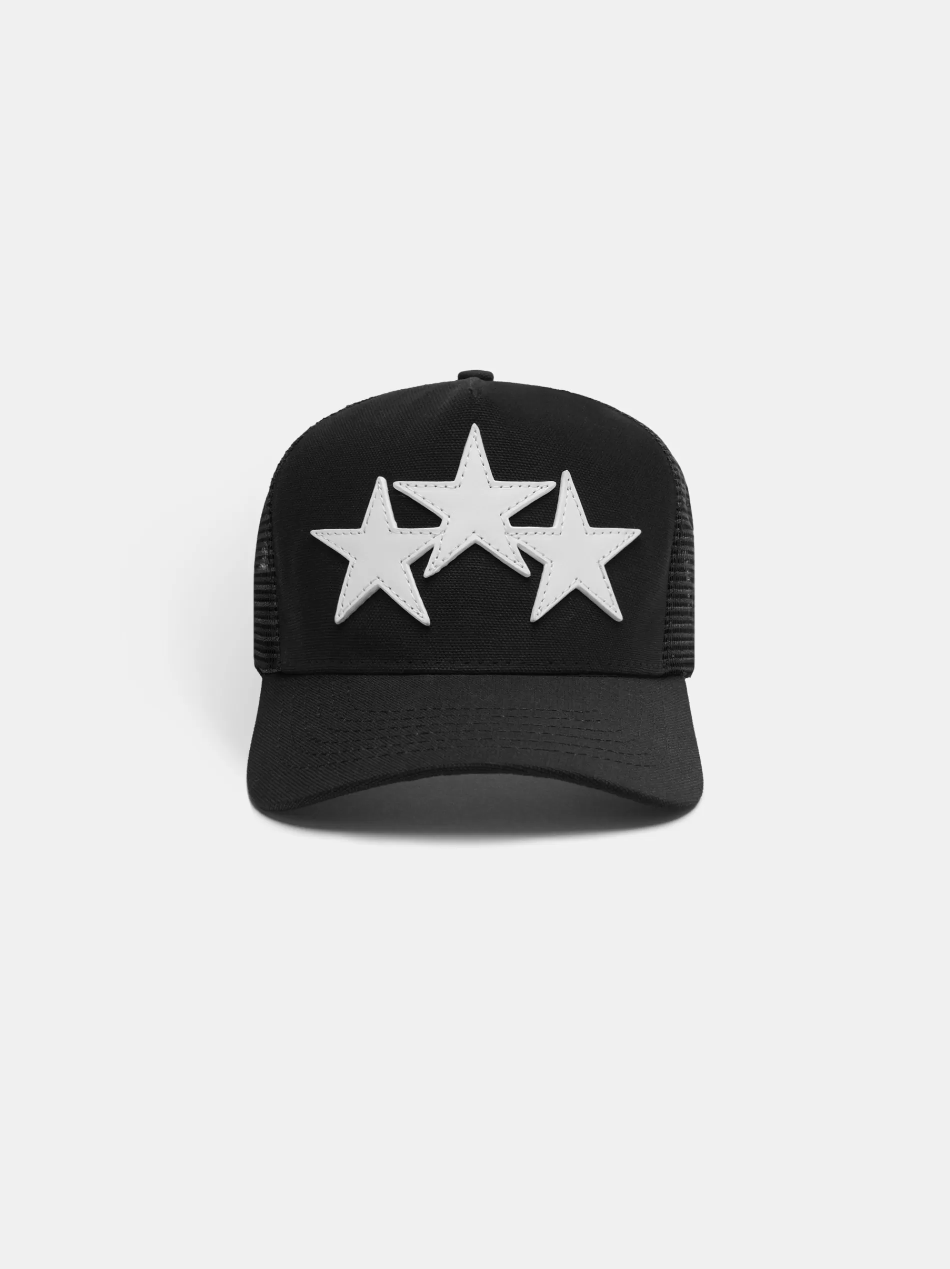 AMIRI Hats | Hats>3 Star Trucker Hat Black/White