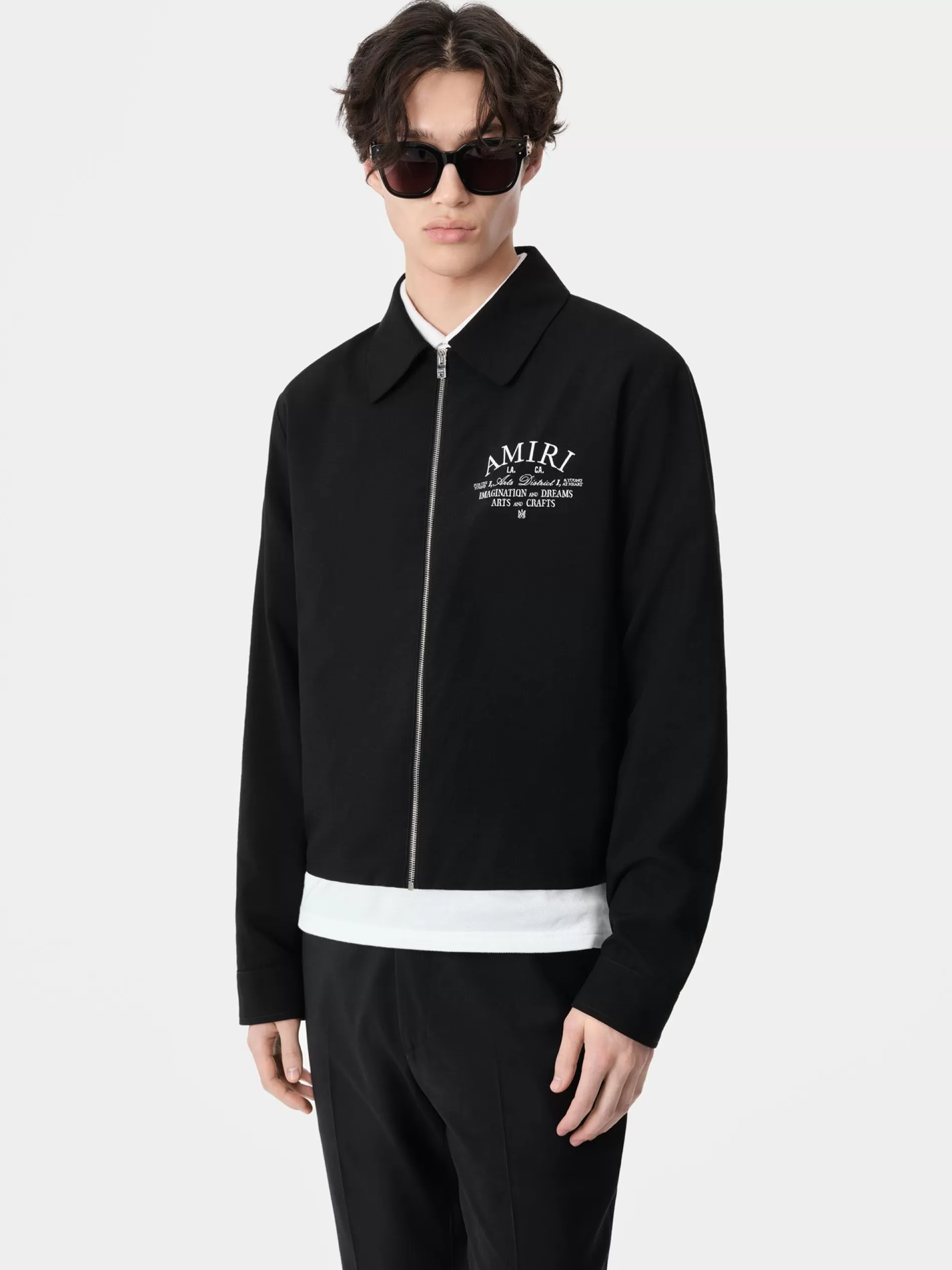 AMIRI Outerwear> ARTS DISTRICT BLOUSON BLACK