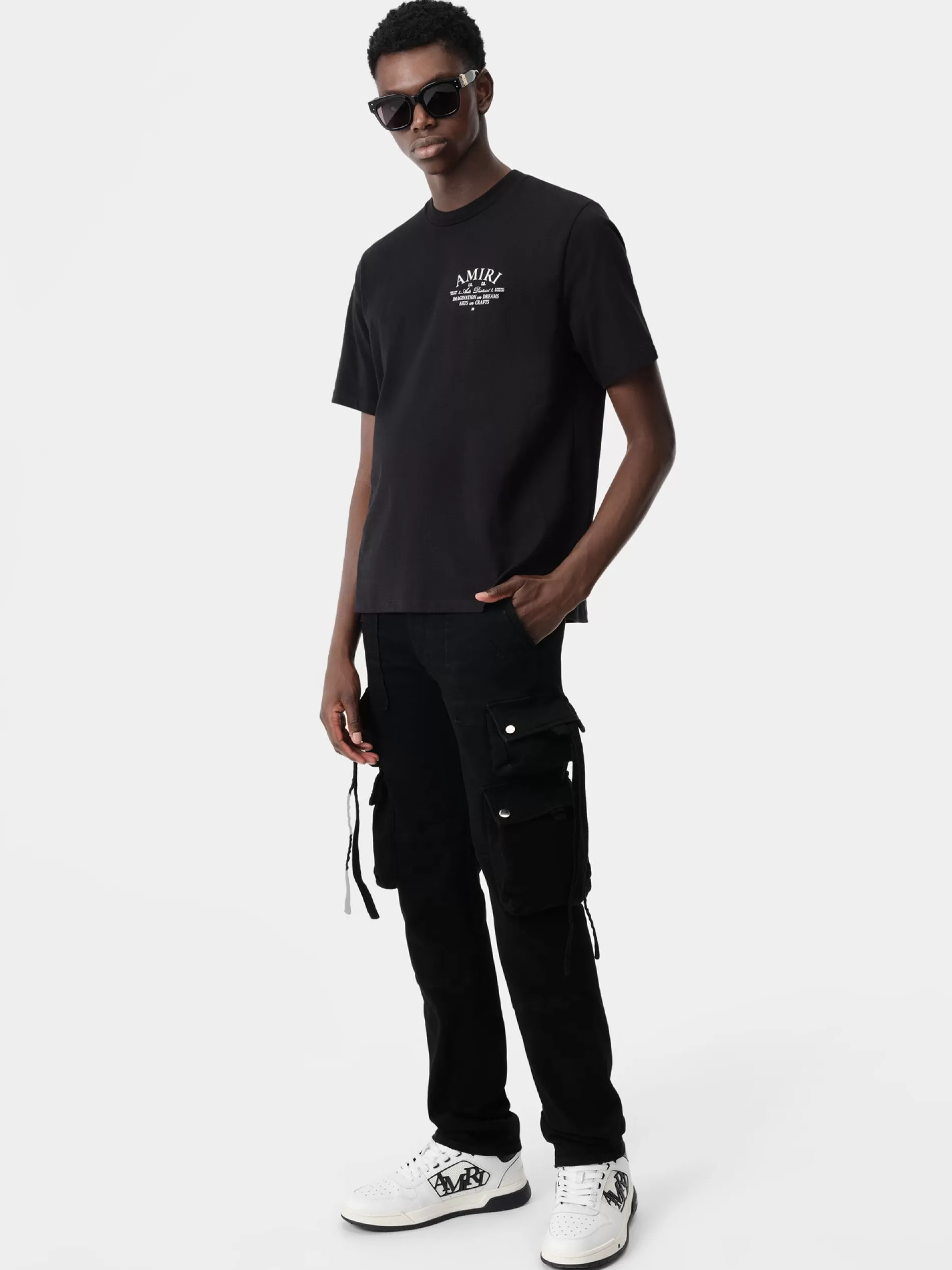 AMIRI Tees> ARTS DISTRICT TEE BLACK