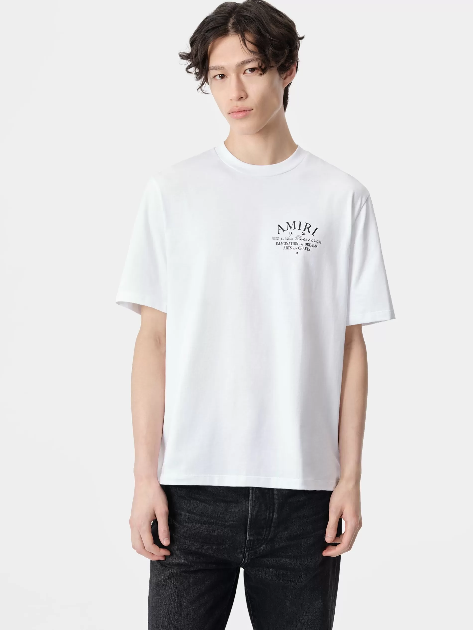 AMIRI Tees> ARTS DISTRICT TEE White