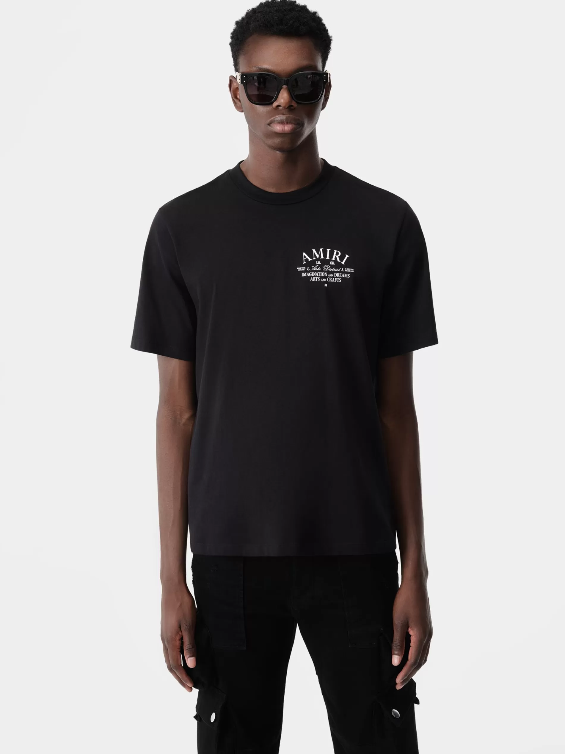 AMIRI Tees> ARTS DISTRICT TEE BLACK