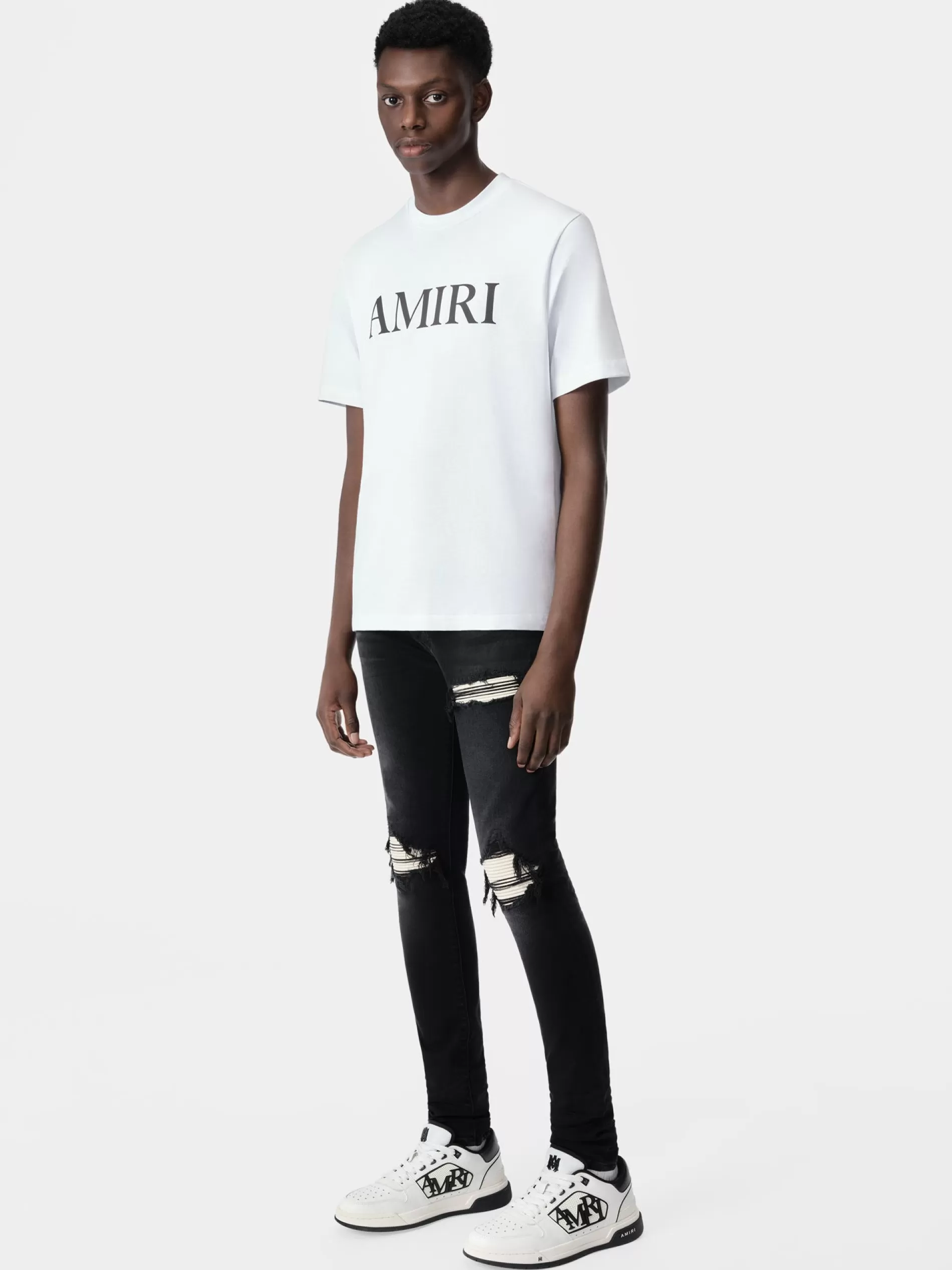 AMIRI Tees> CORE LOGO TEE White