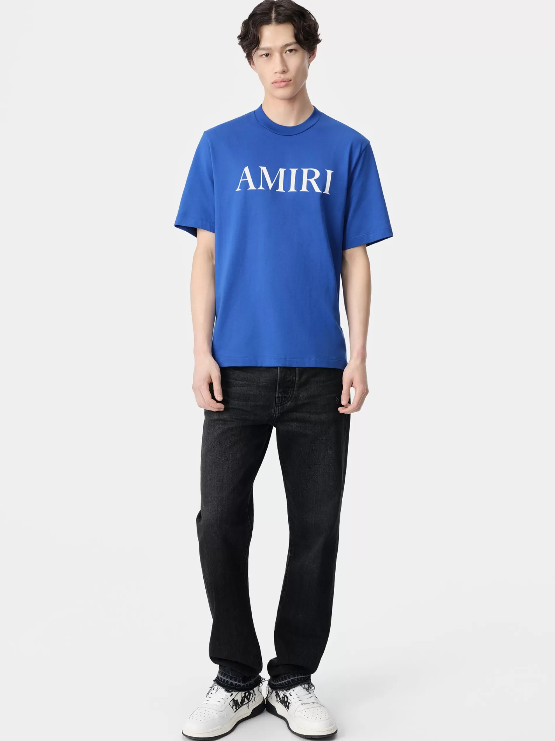 AMIRI Tees> CORE LOGO TEE Blue