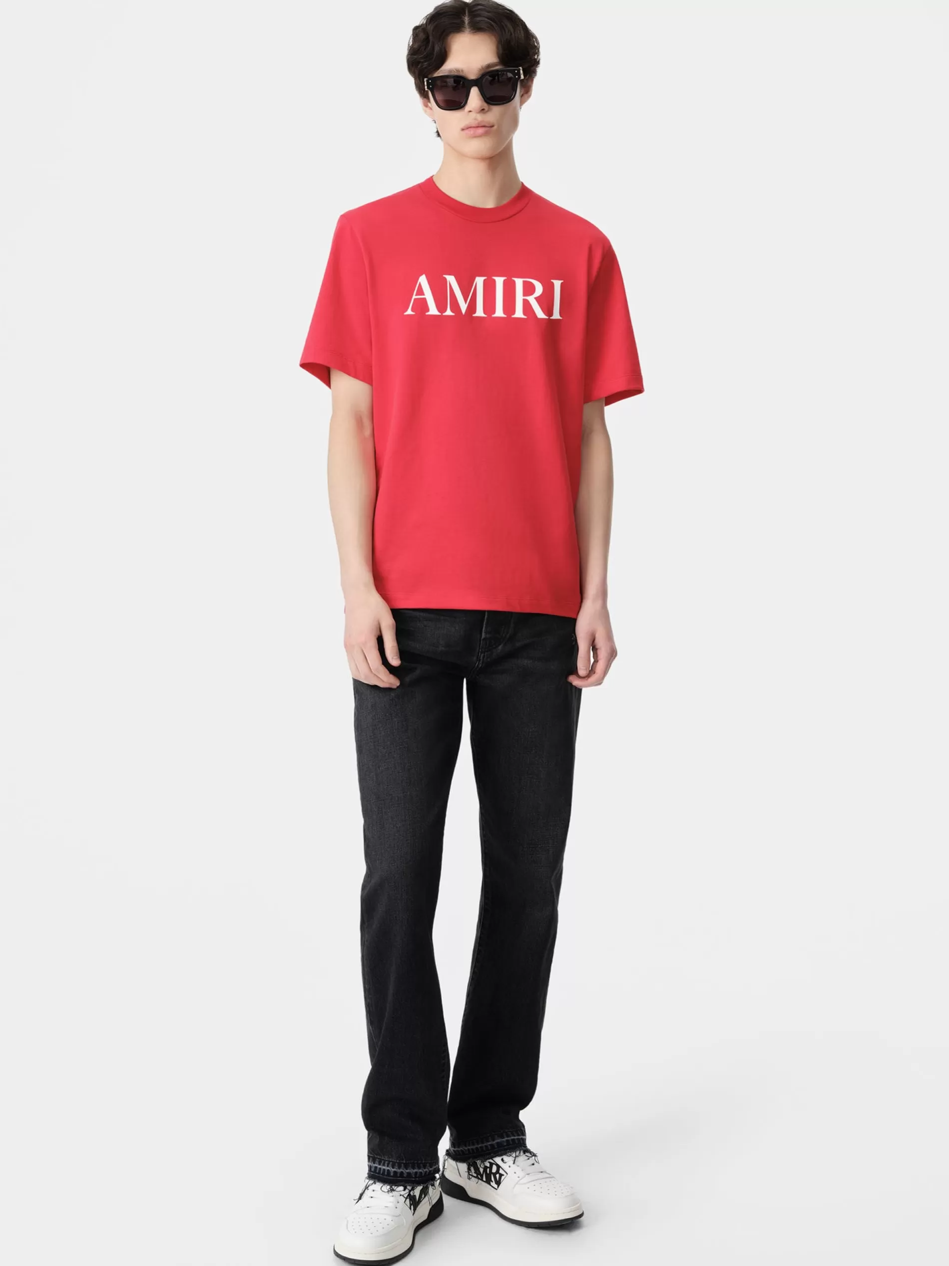 AMIRI Tees> CORE LOGO TEE Red