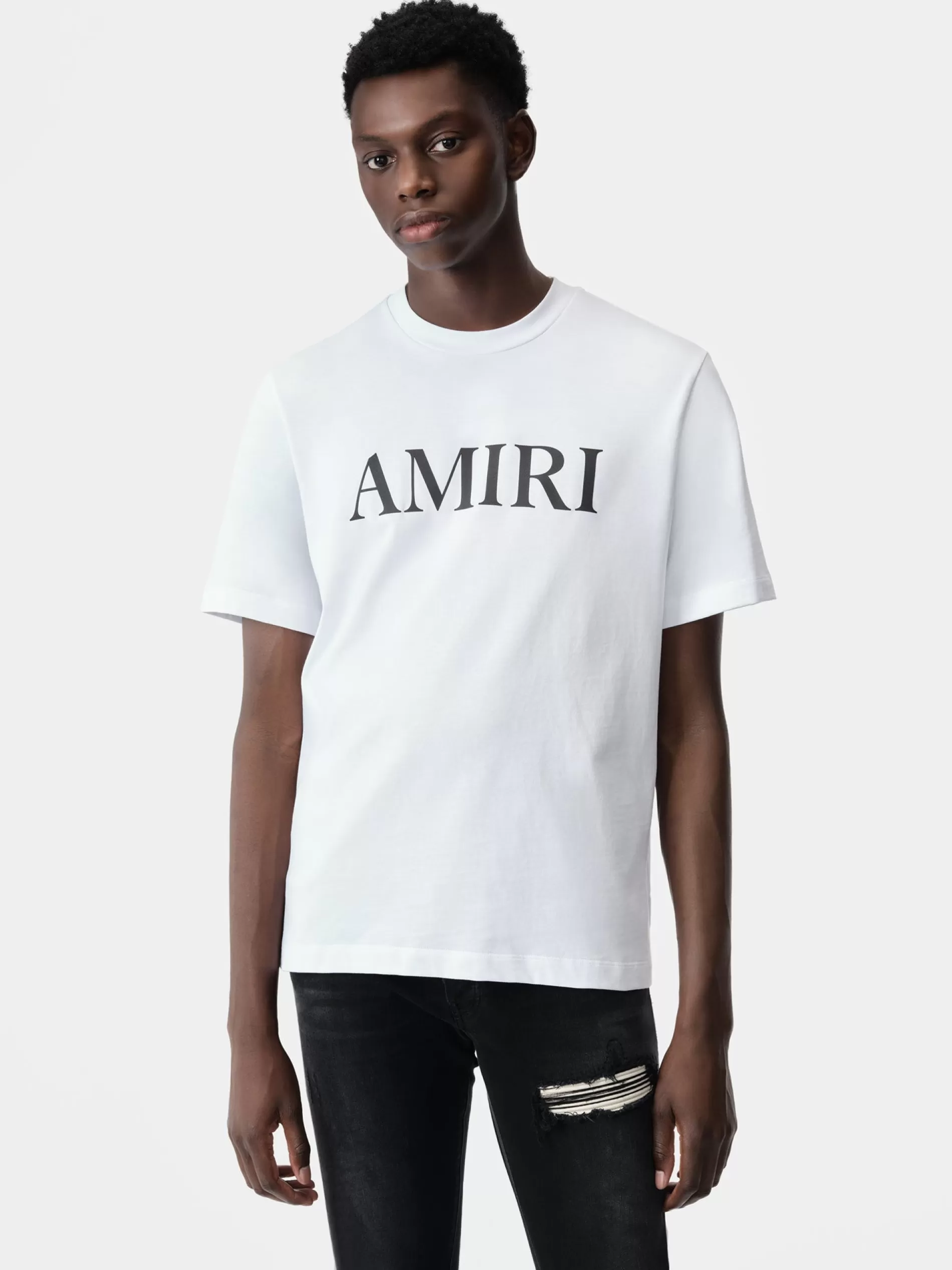 AMIRI Tees> CORE LOGO TEE White