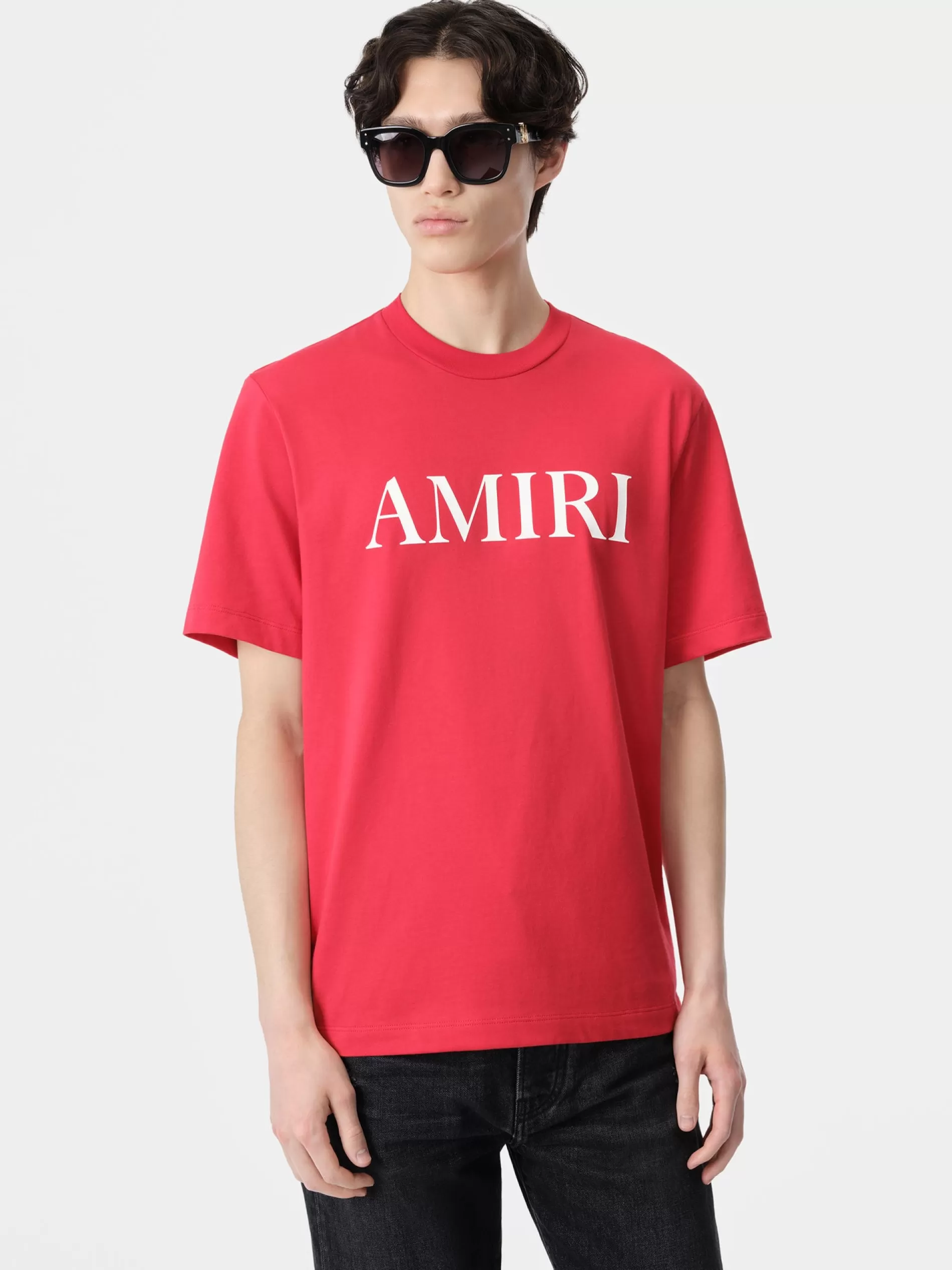 AMIRI Tees> CORE LOGO TEE Red