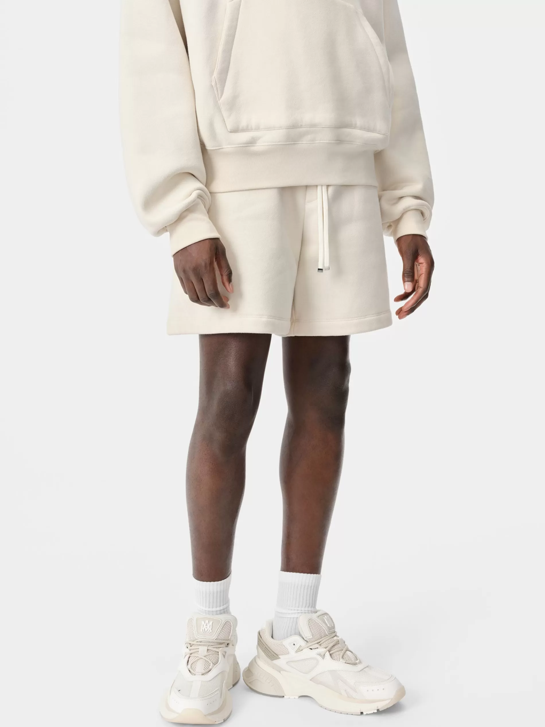 AMIRI Shorts & Sweatpants> EMBROIDERED SHORT BIRCH