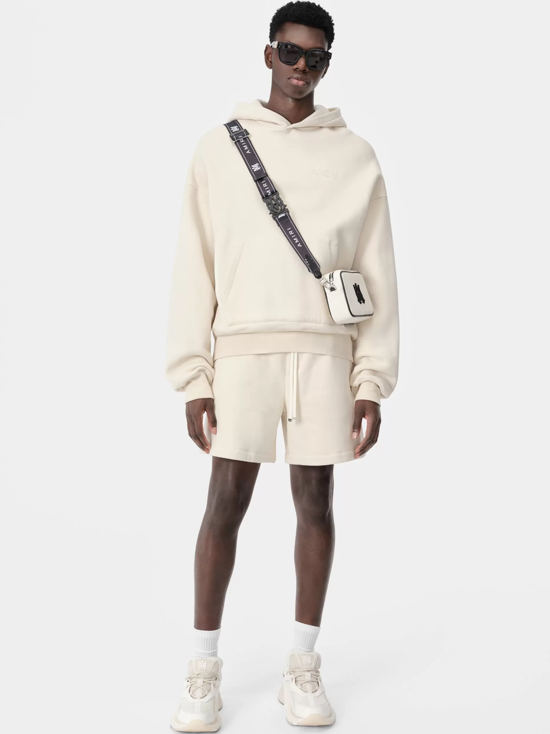 AMIRI Sweatshirts> OVERSIZED HOODIE BIRCH