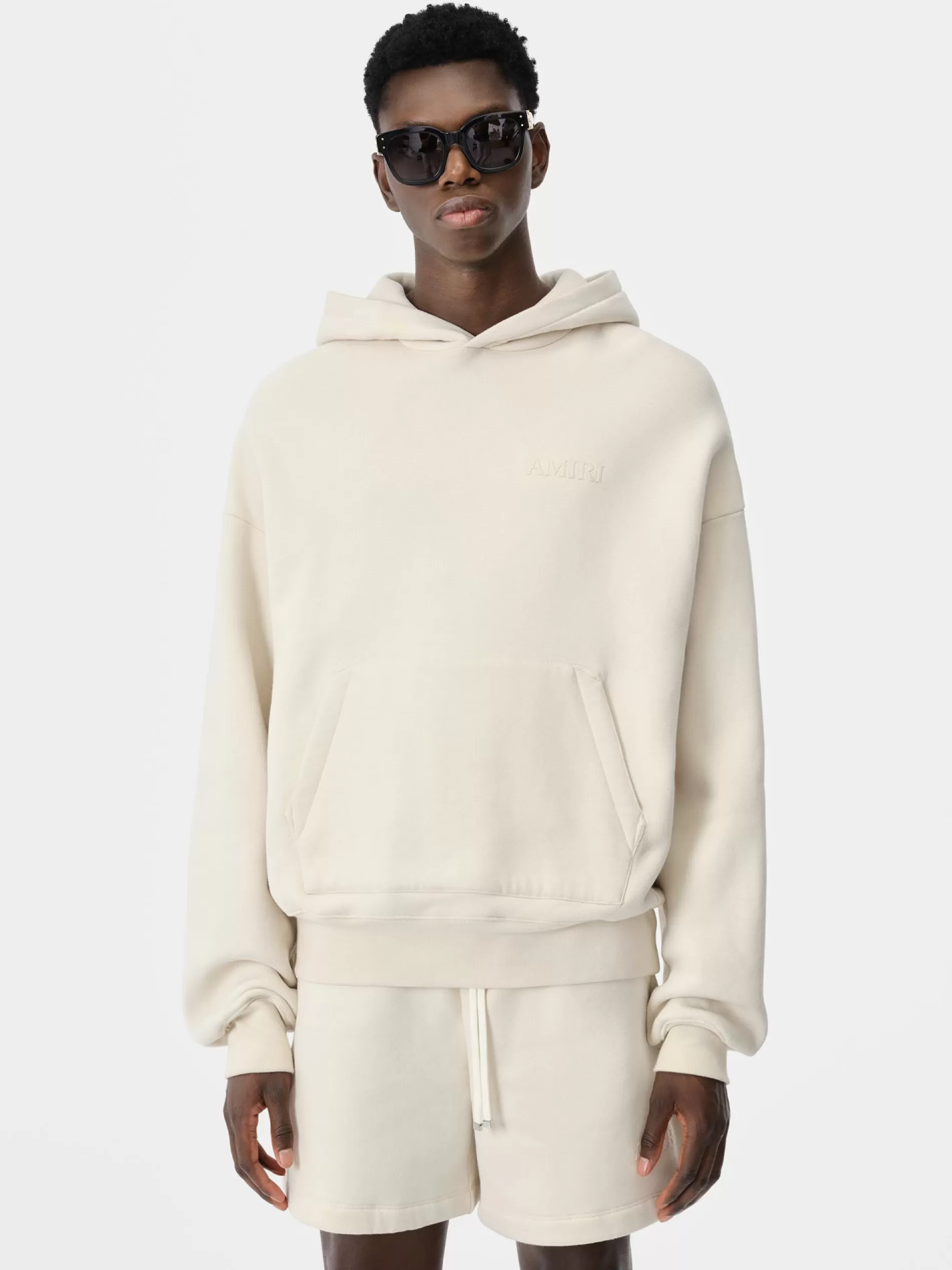 AMIRI Sweatshirts> OVERSIZED HOODIE BIRCH