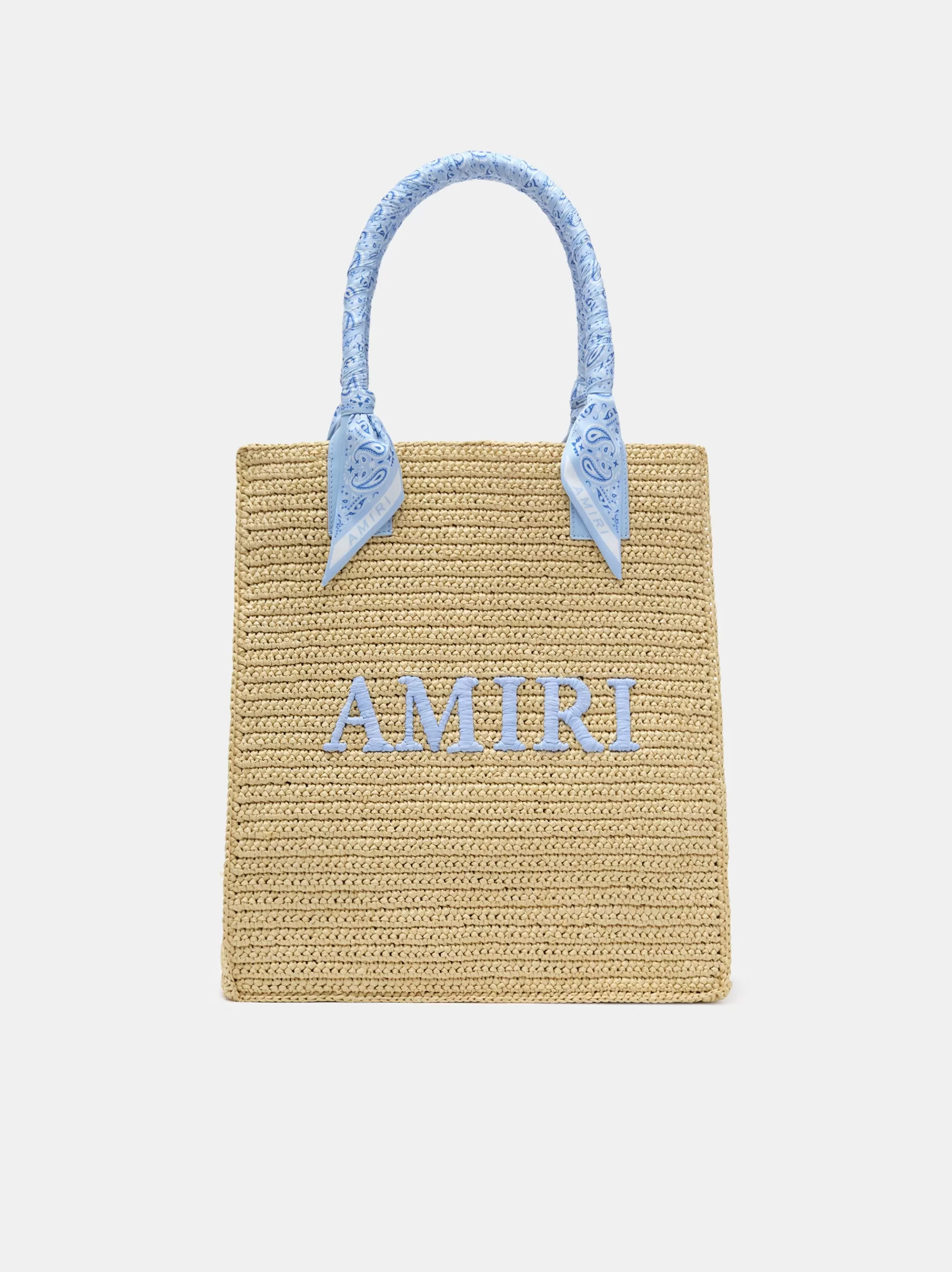 AMIRI Tote Bags | Bags> RAFFIA TOTE Blue