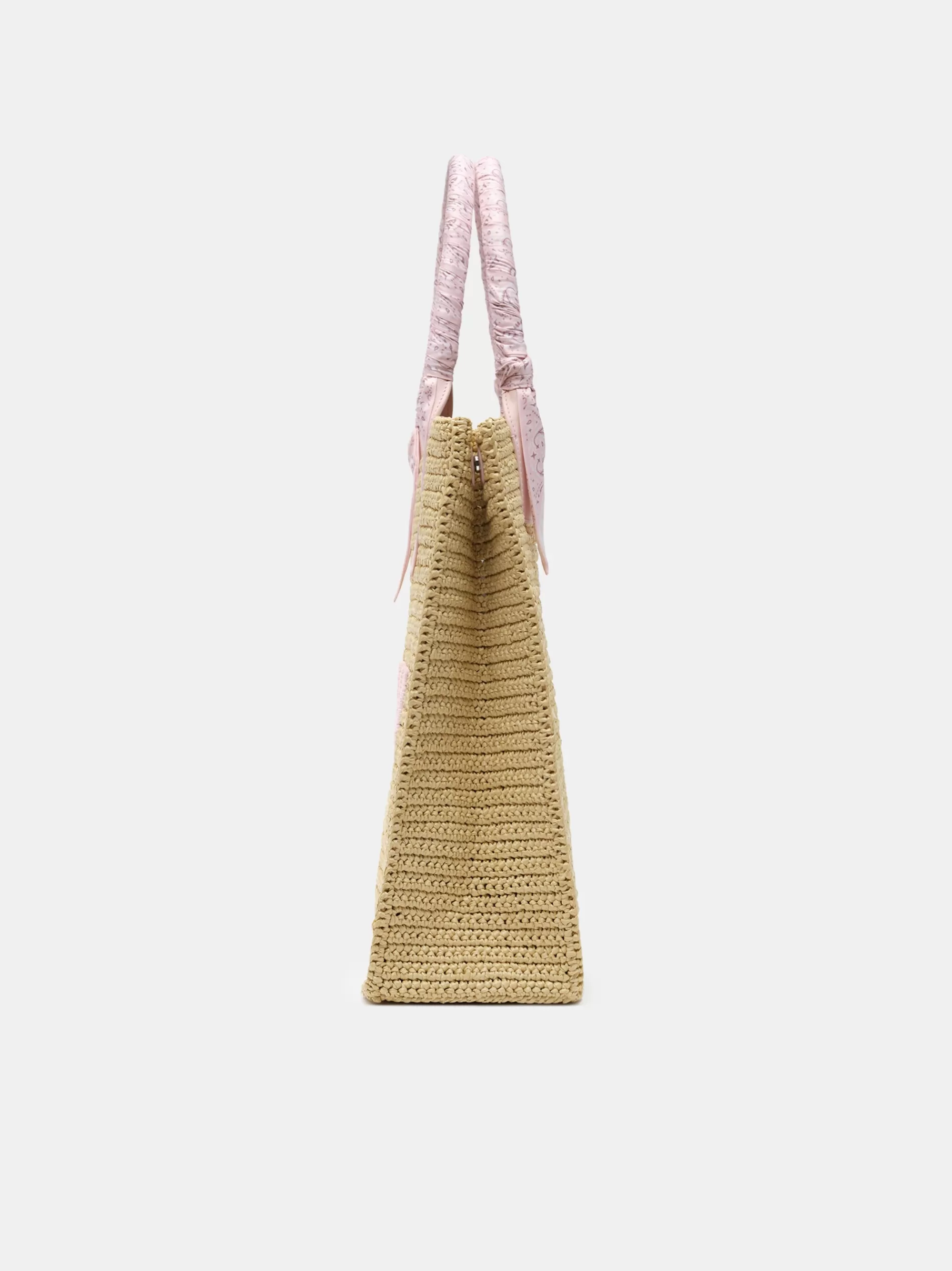 AMIRI Tote Bags | Bags> RAFFIA TOTE Pink