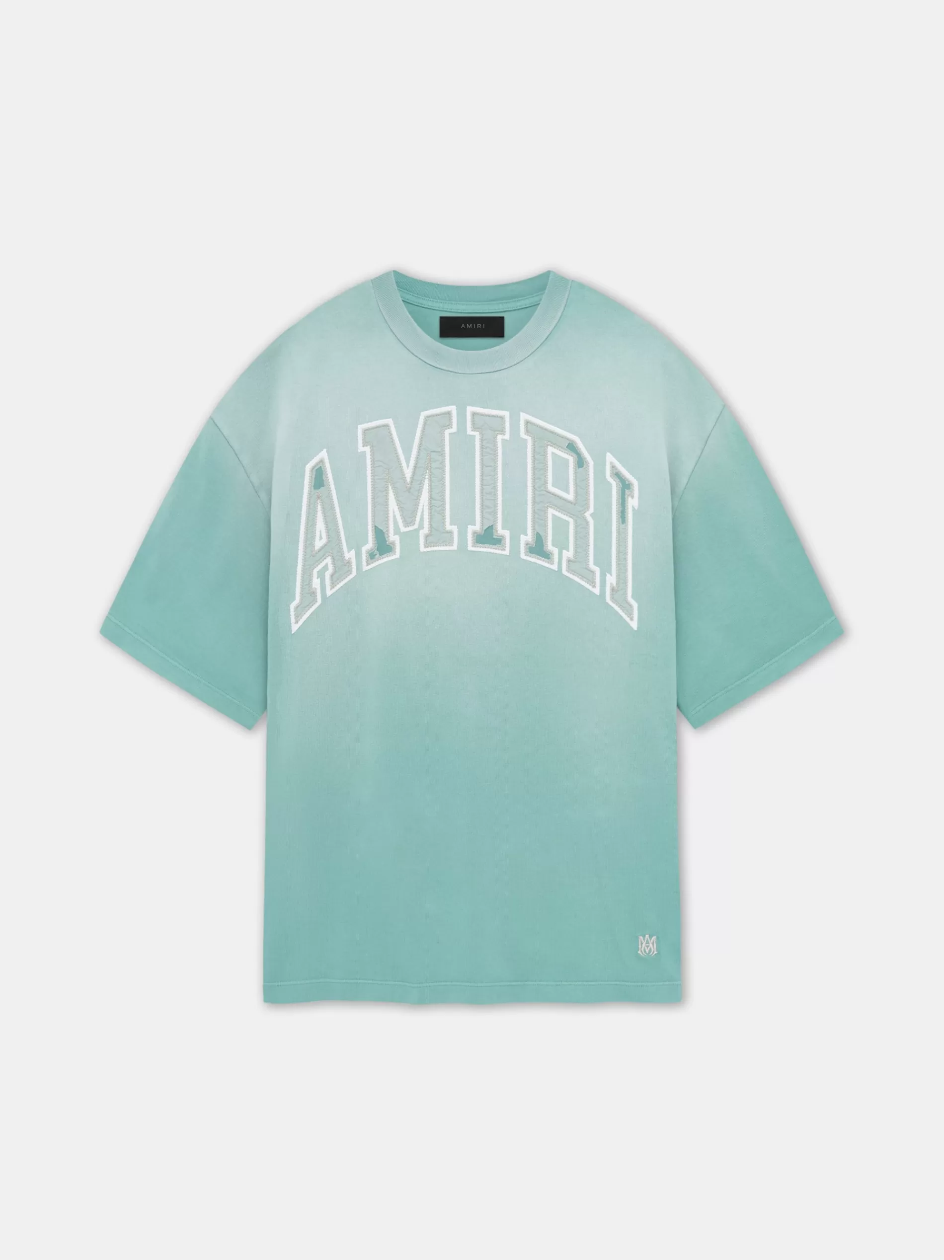AMIRI Tees> VINTAGE OVERSIZED TEE Sea Blue