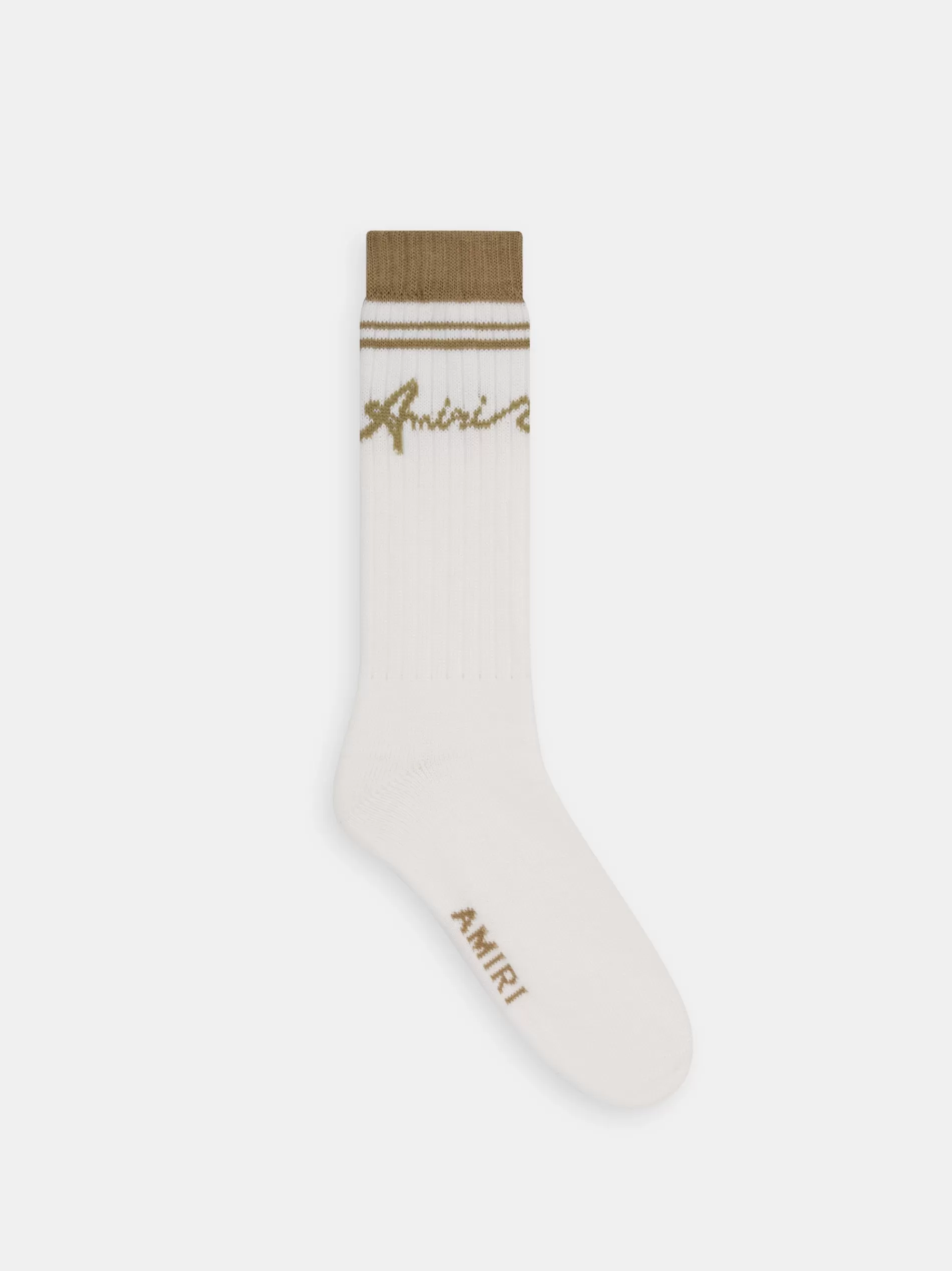 AMIRI Socks | Socks> WAVE SOCKS Toasted Coconut