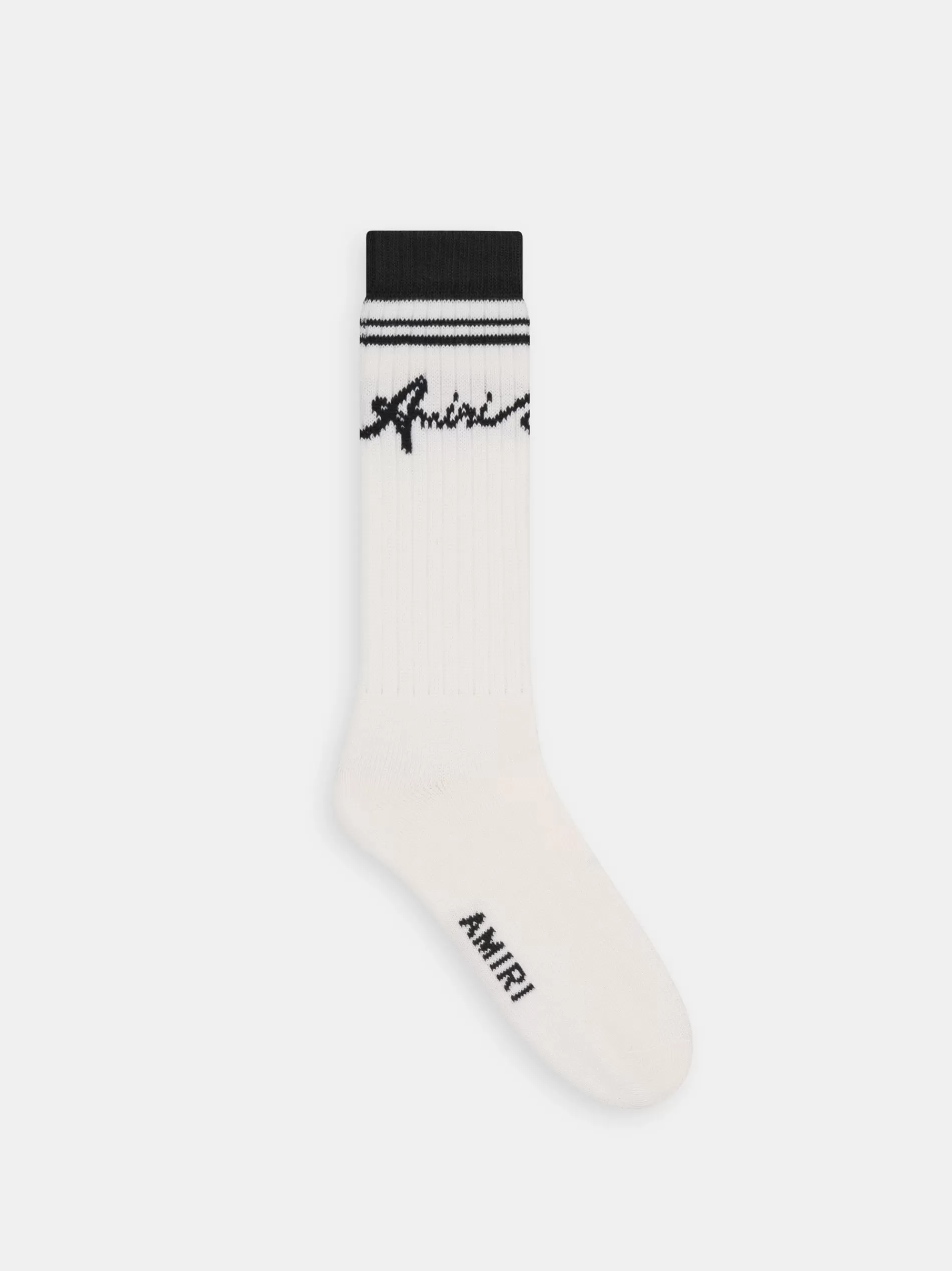 AMIRI Socks | Socks> WAVE SOCKS BLACK