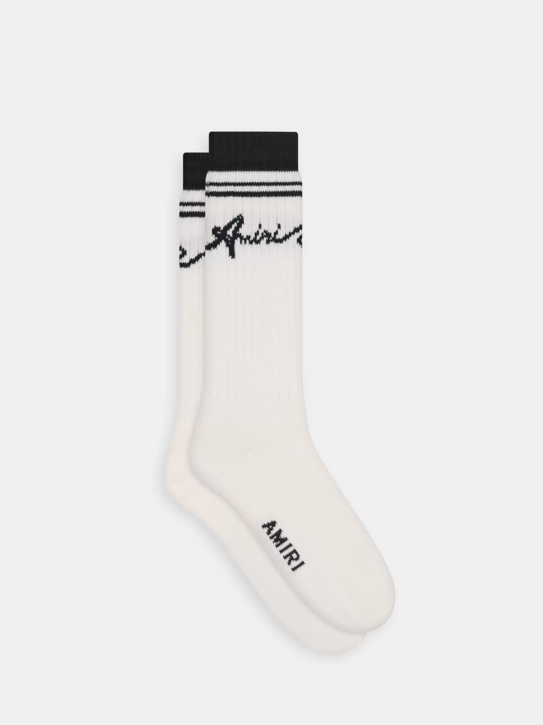 AMIRI Socks | Socks> WAVE SOCKS BLACK