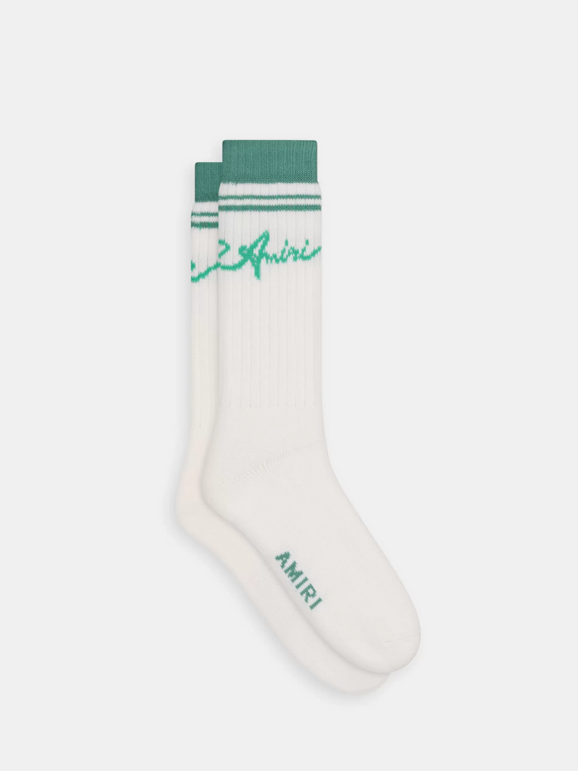 AMIRI Socks | Socks> WAVE SOCKS Sea Blue