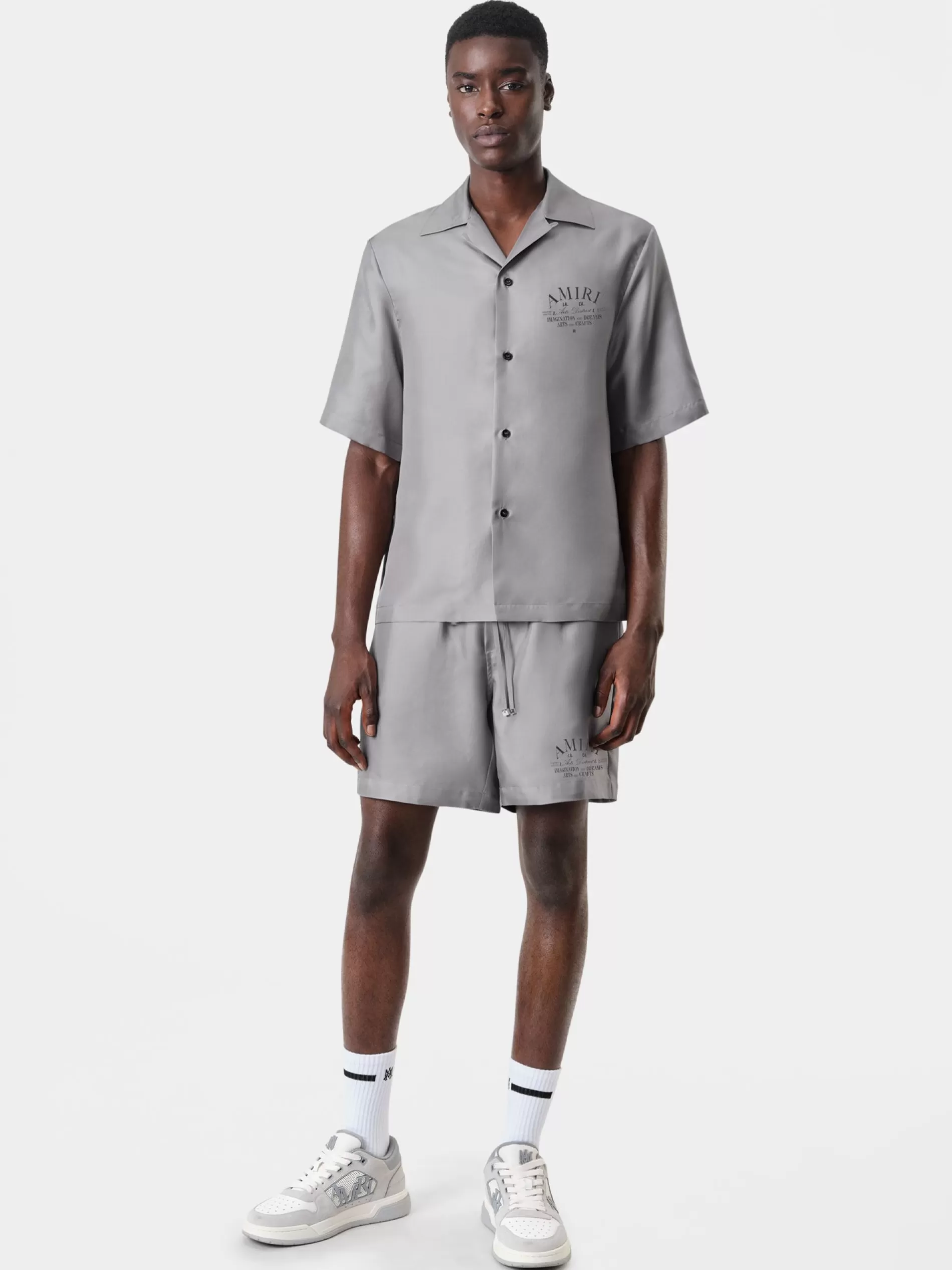 AMIRI Shorts & Sweatpants>ARTS DISTRICT SHORT Grey