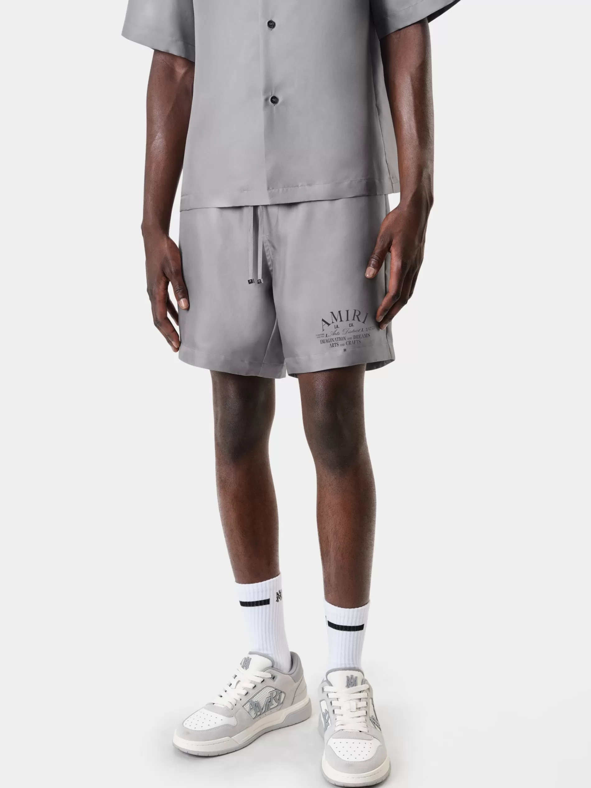 AMIRI Shorts & Sweatpants>ARTS DISTRICT SHORT Grey