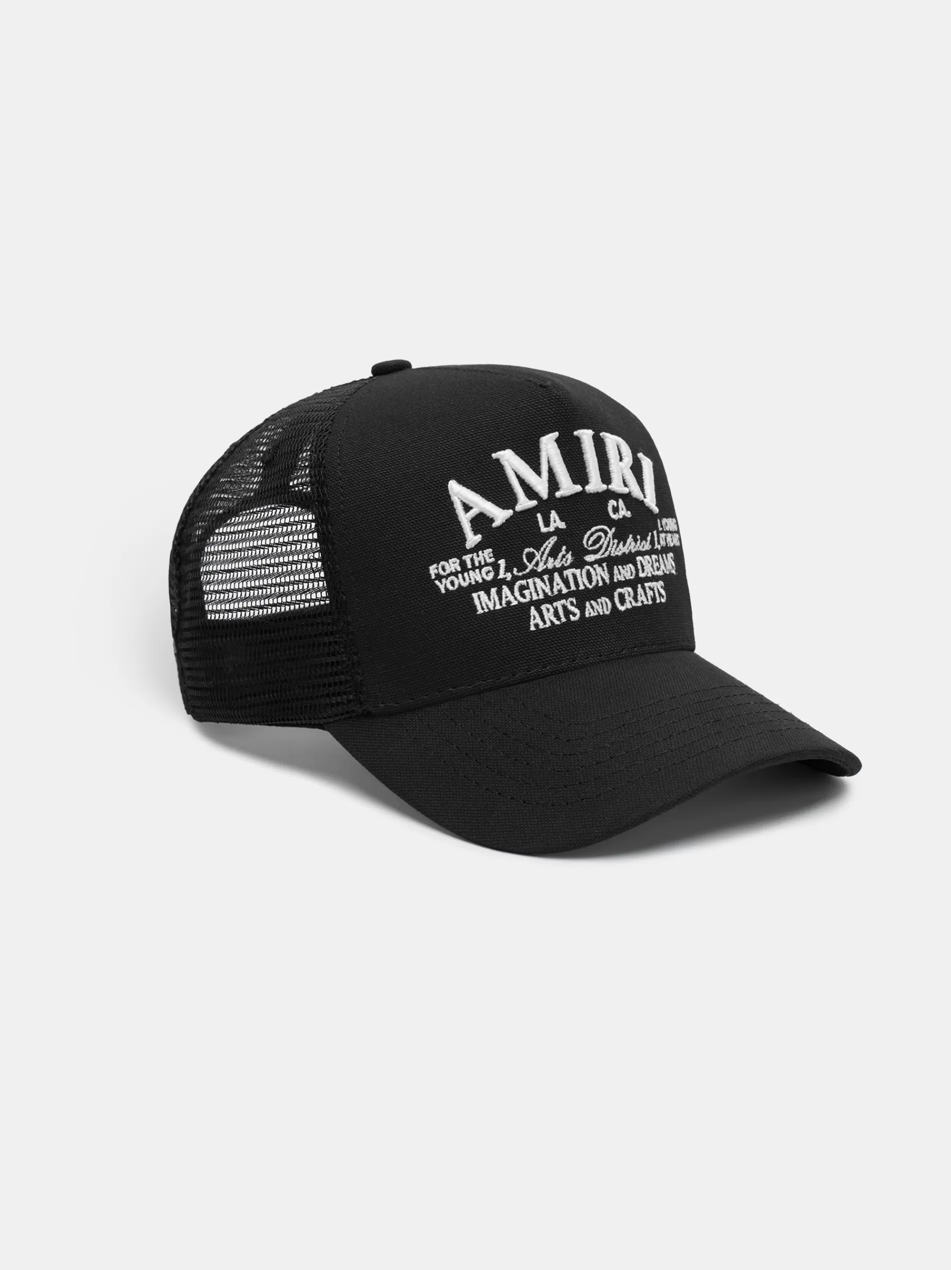 AMIRI Hats | Hats>Arts District Trucker Hat BLACK