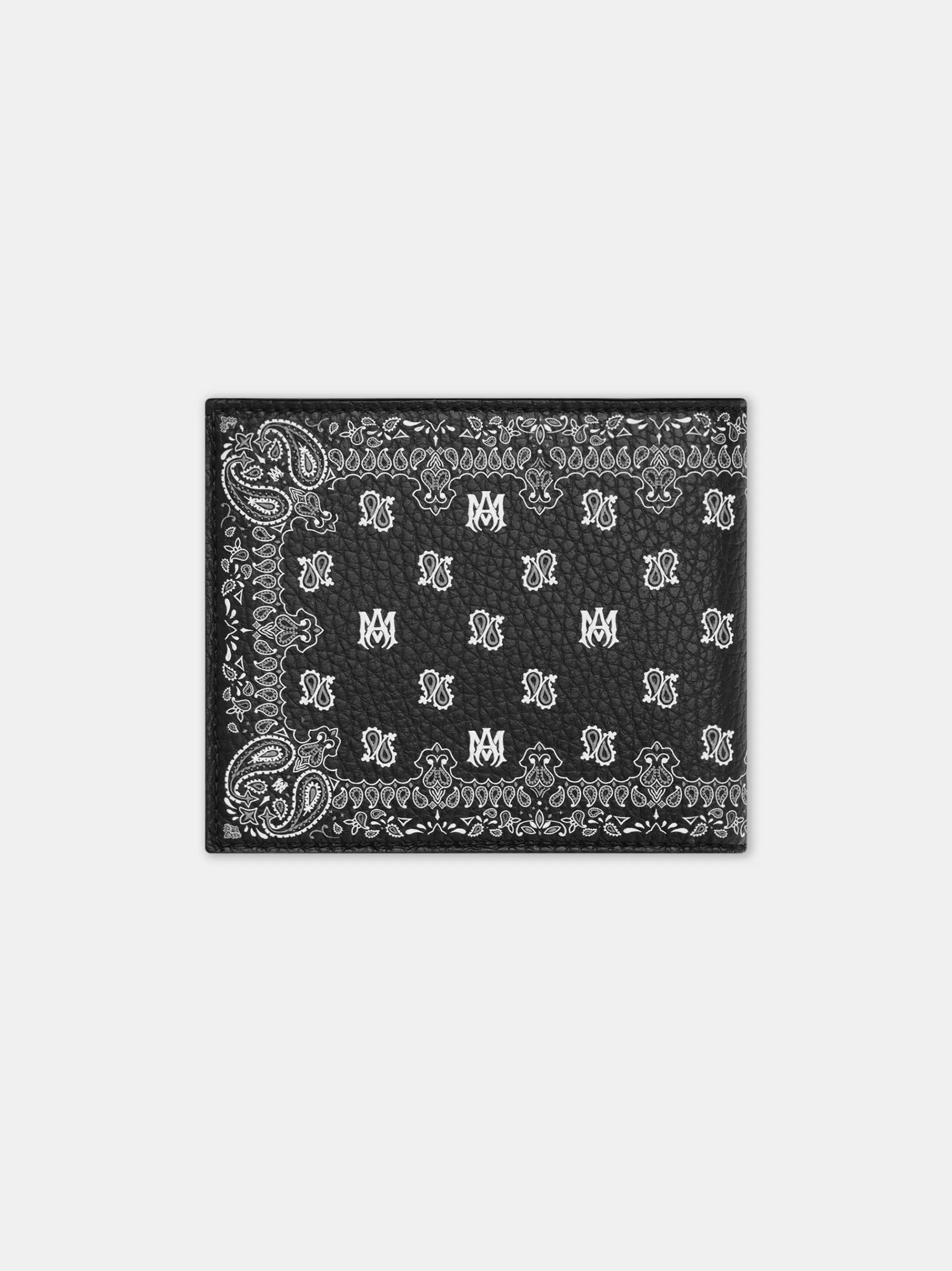 AMIRI Small Leather Goods | Small Leather Goods>BANDANA BI-FOLD BLACK