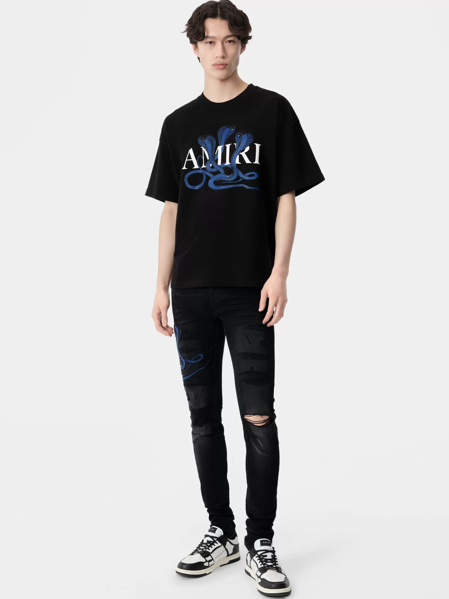 AMIRI Denim>BLUE POISON ARCHIVAL JEAN Aged Black