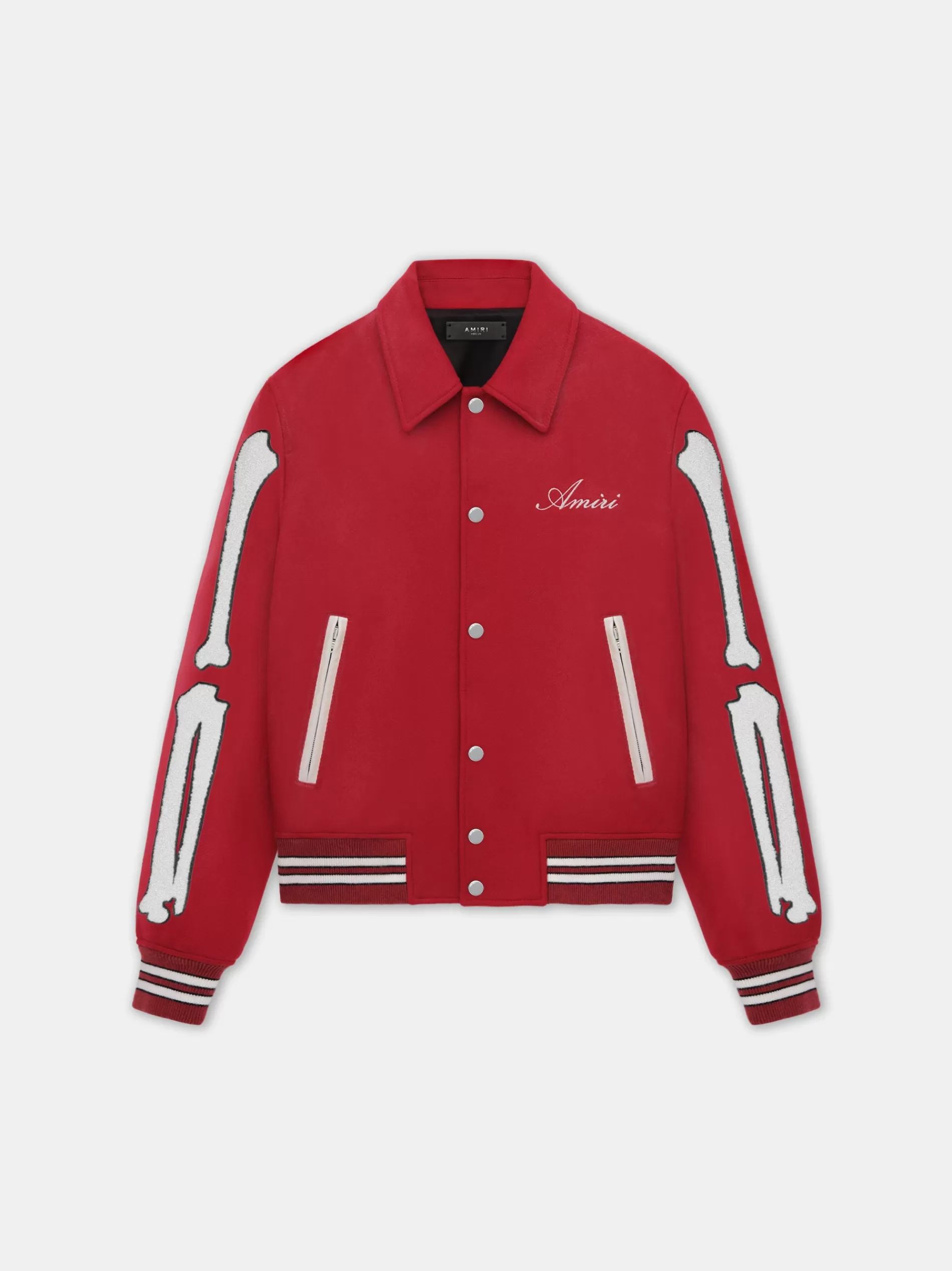 AMIRI Outerwear>BONES JACKET Red