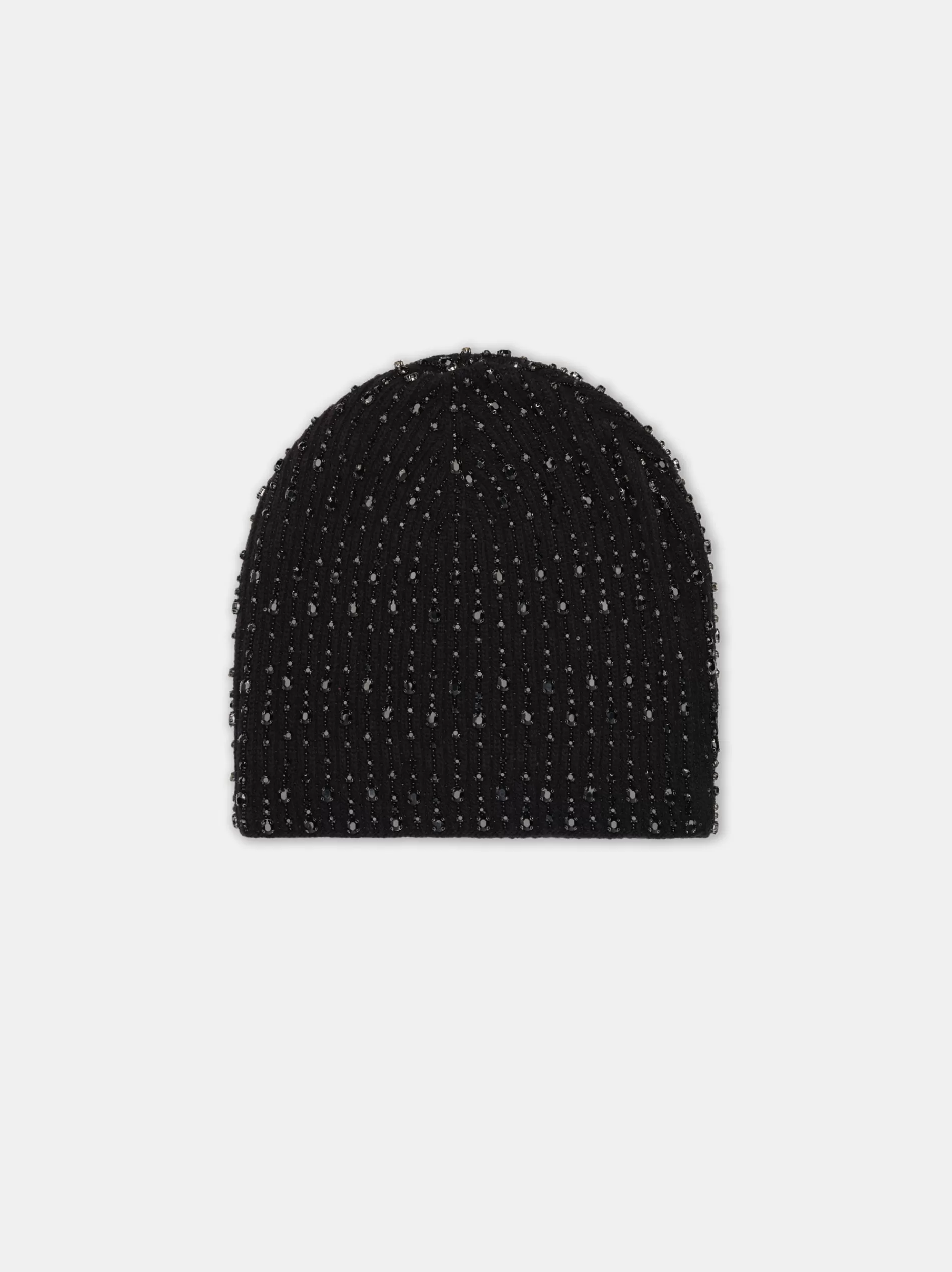 AMIRI Hats | Hats>CRYSTAL BEANIE BLACK