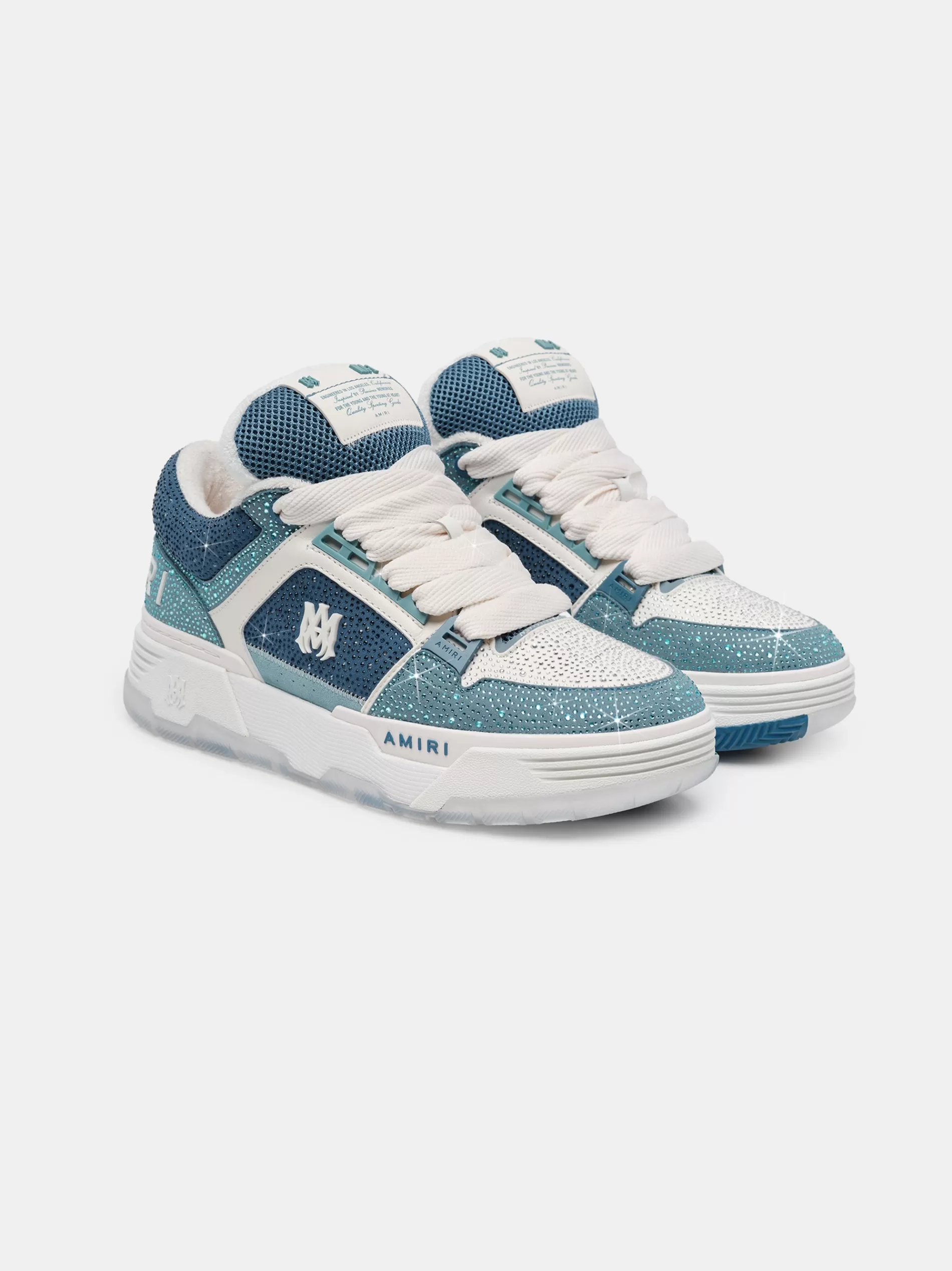 AMIRI Sneakers | Sneakers>CRYSTAL MA-1 DUSTY BLUE