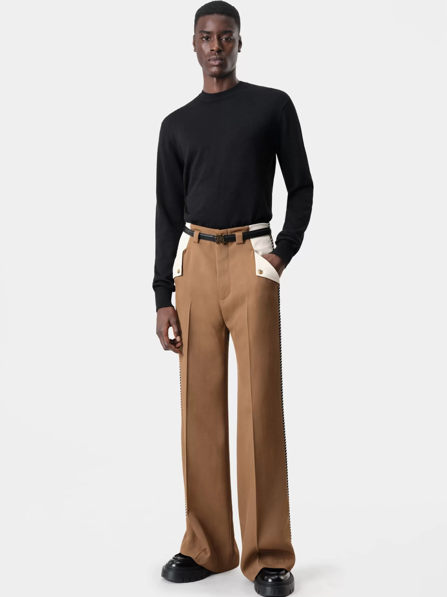 AMIRI Pants>HOLLYWOOD TROUSERS Rubber