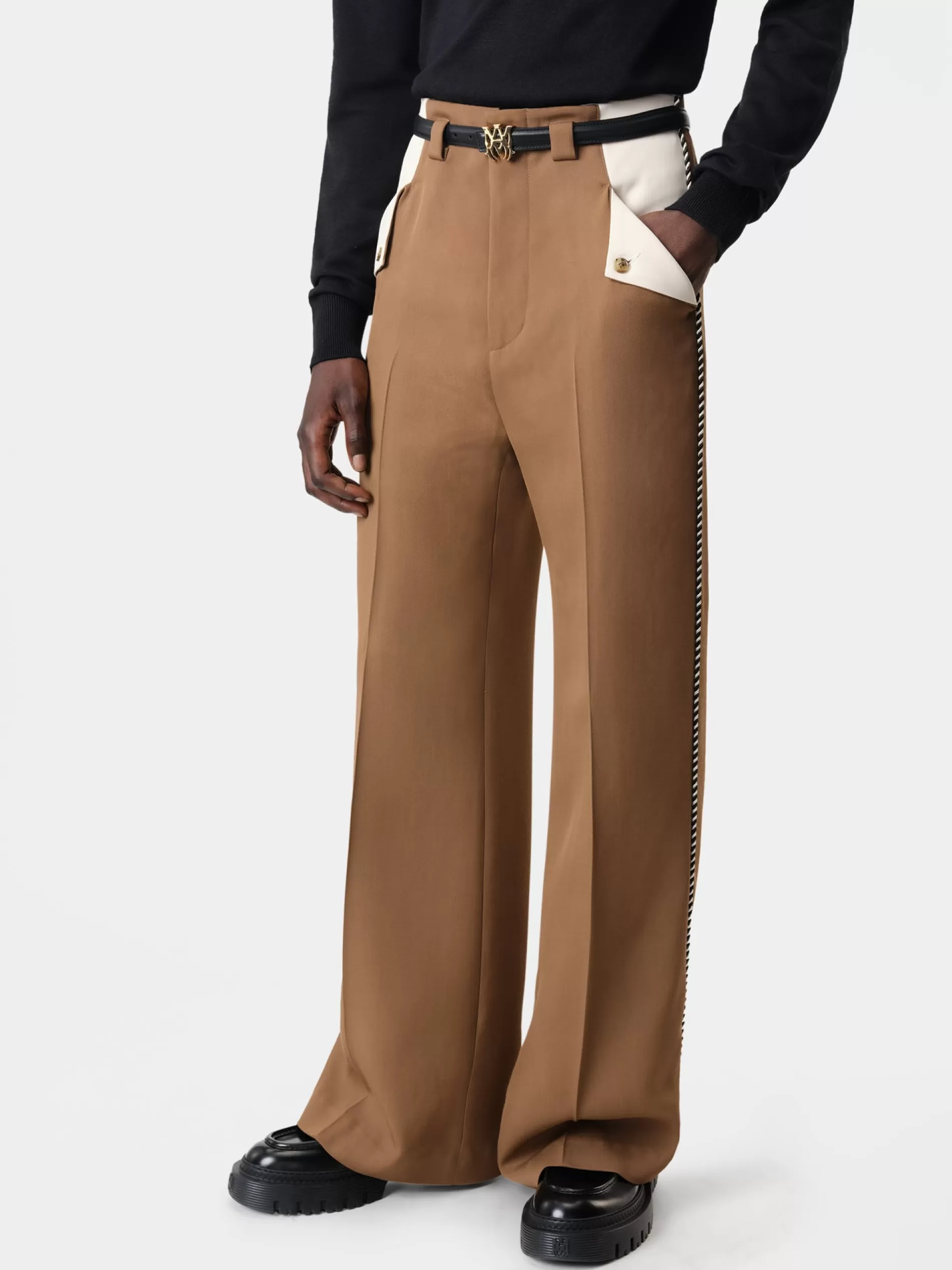 AMIRI Pants>HOLLYWOOD TROUSERS Rubber