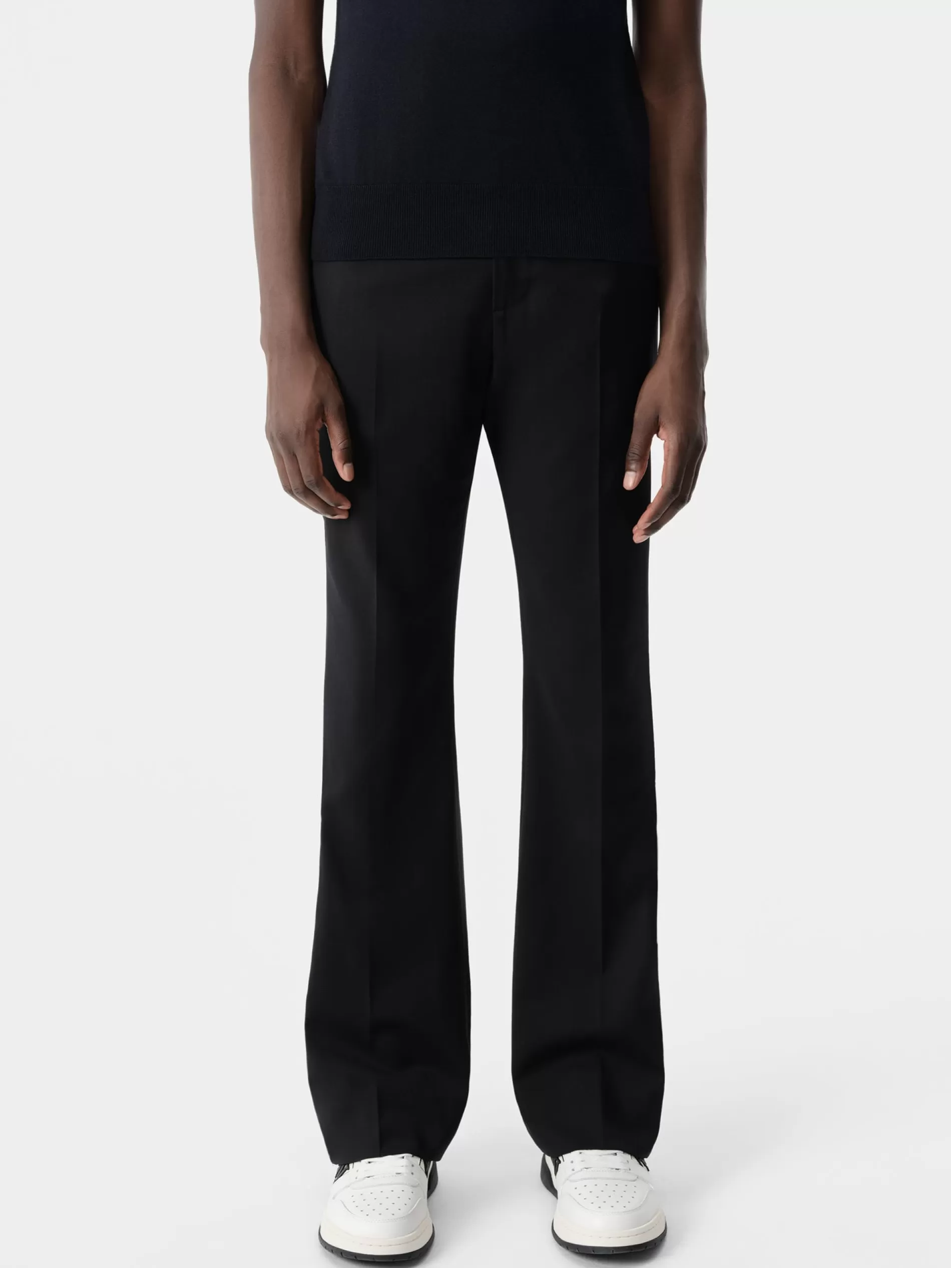 AMIRI Pants>KICK FLARE (34" INSEAM) BLACK