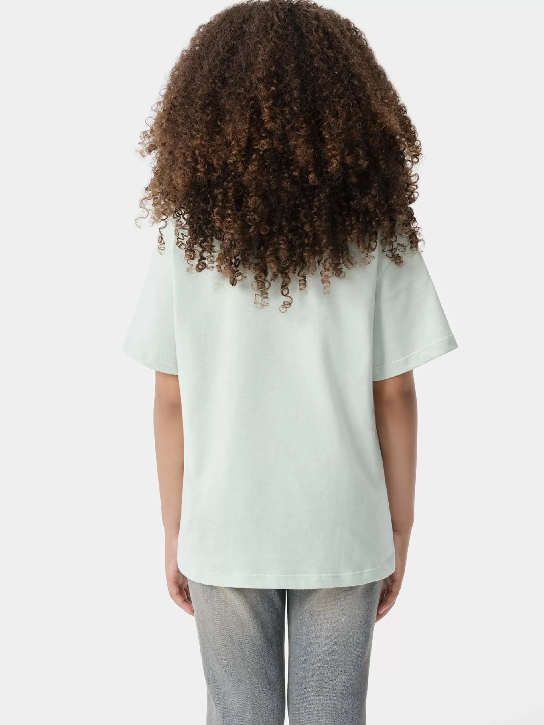 AMIRI Tees>KIDS' BANDANA STAGGERED TEE Surf Spray