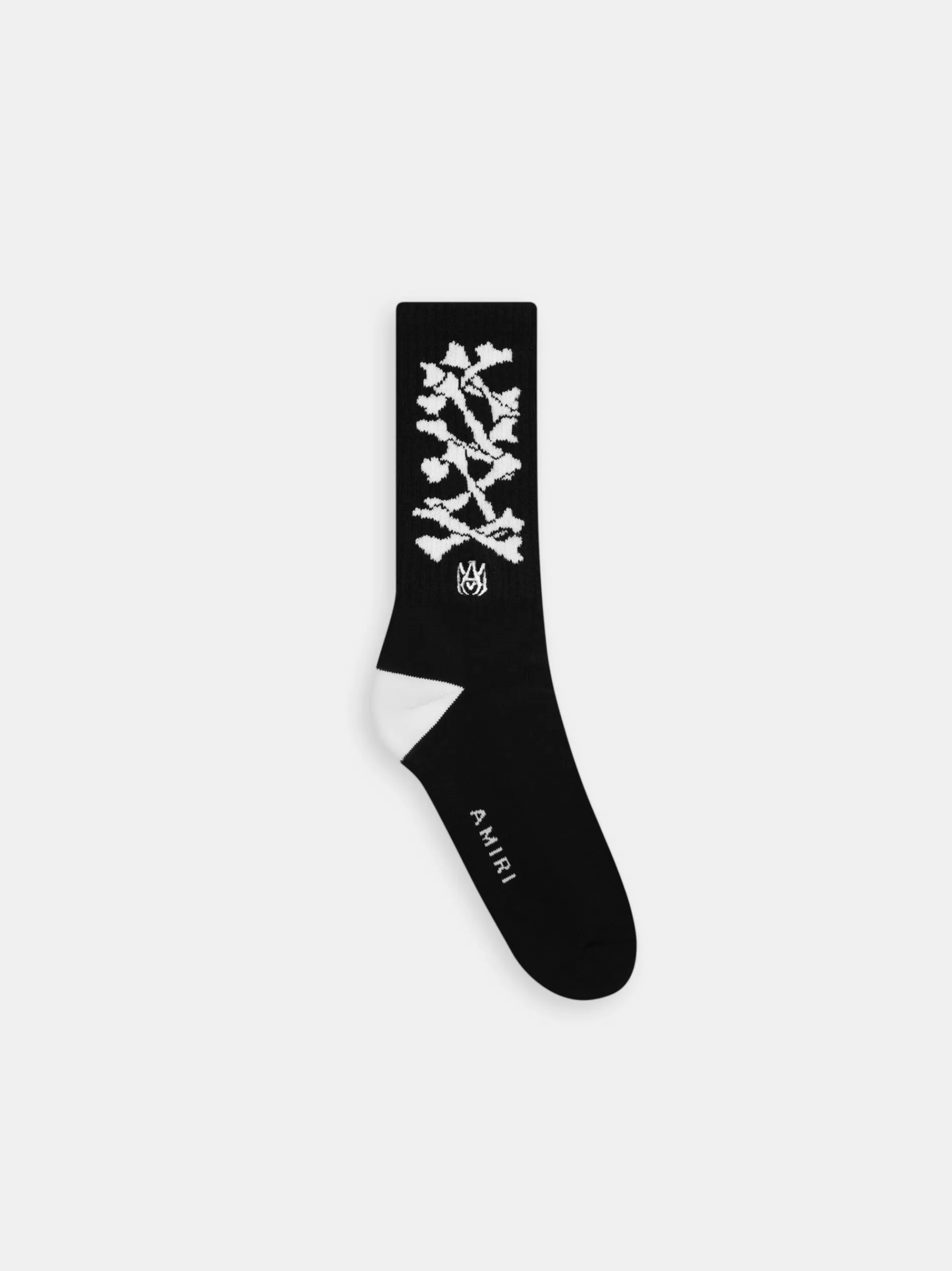 AMIRI Socks>KIDS' BONES STACKED SOCKS BLACK