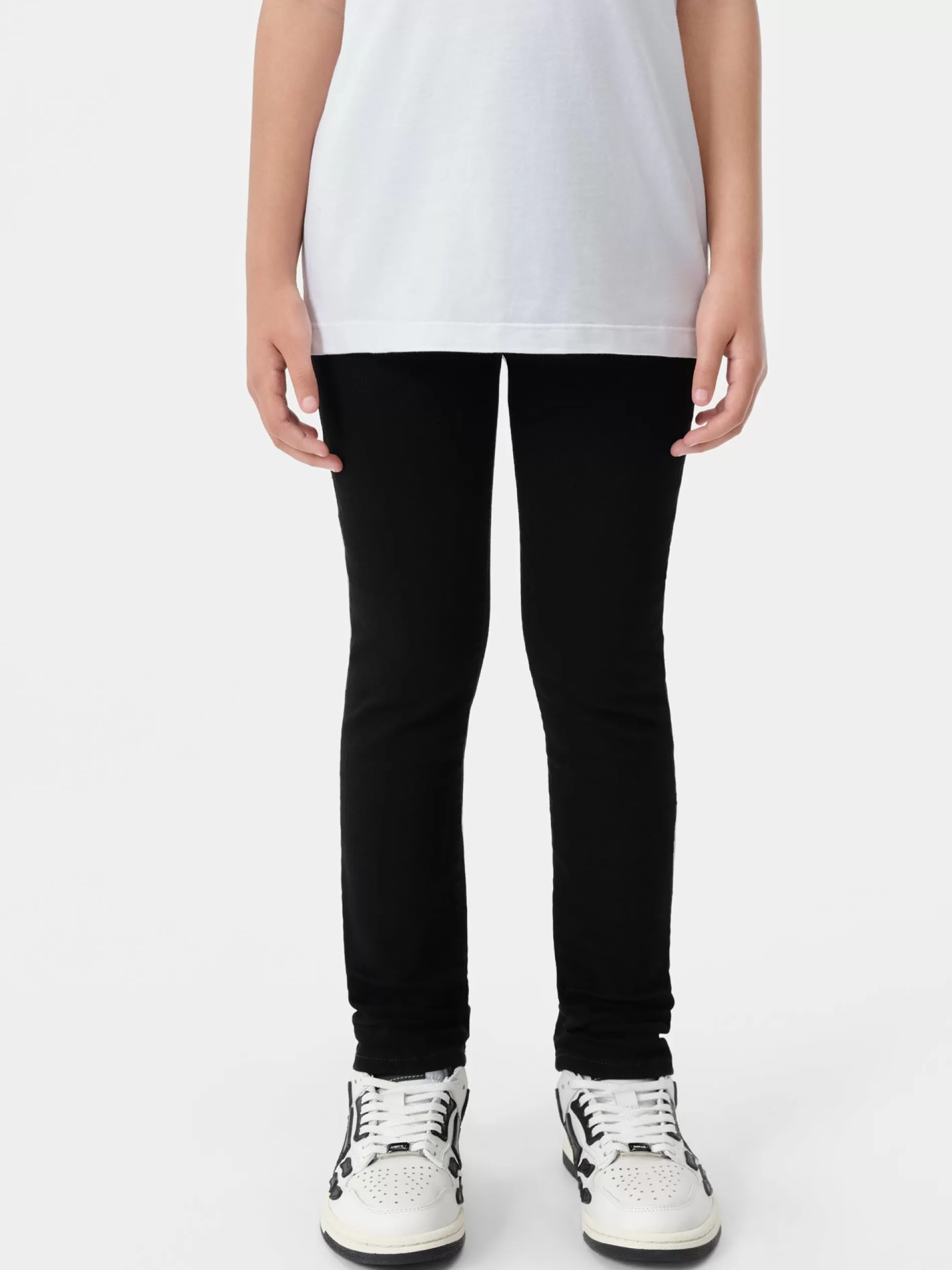 AMIRI Denim>KIDS' STACK JEAN OD Black