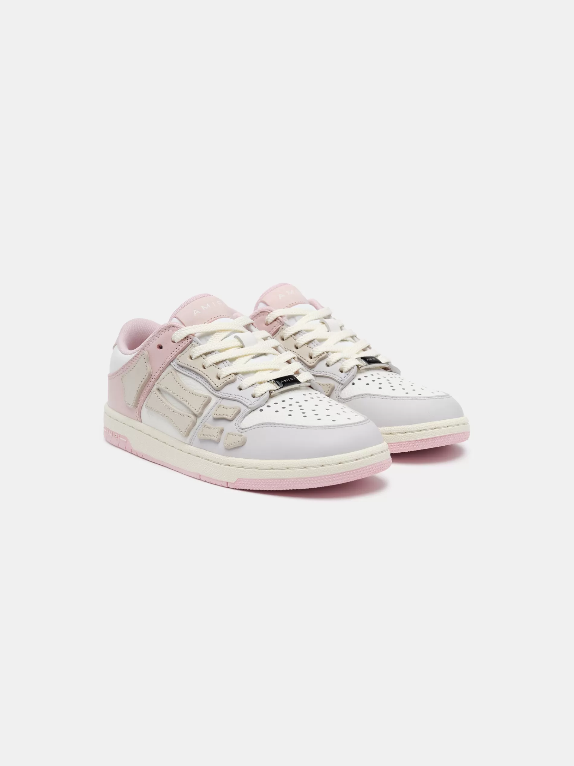 AMIRI Sneakers>KIDS' TWO-TONE SKEL TOP LOW Pink White Grey