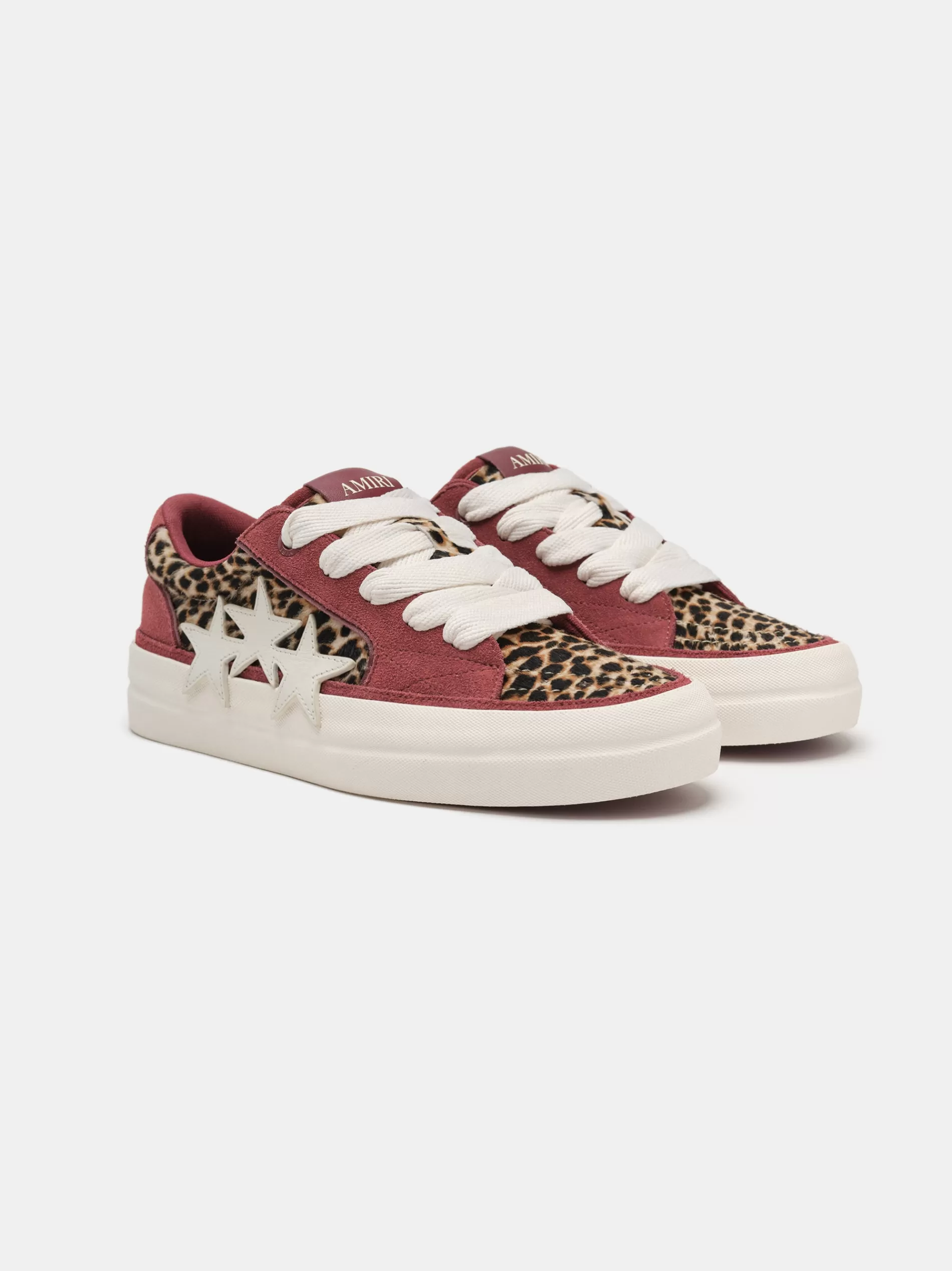 AMIRI Sneakers | Sneakers>LEOPARD SUNSET SKATE LOW Burgundy