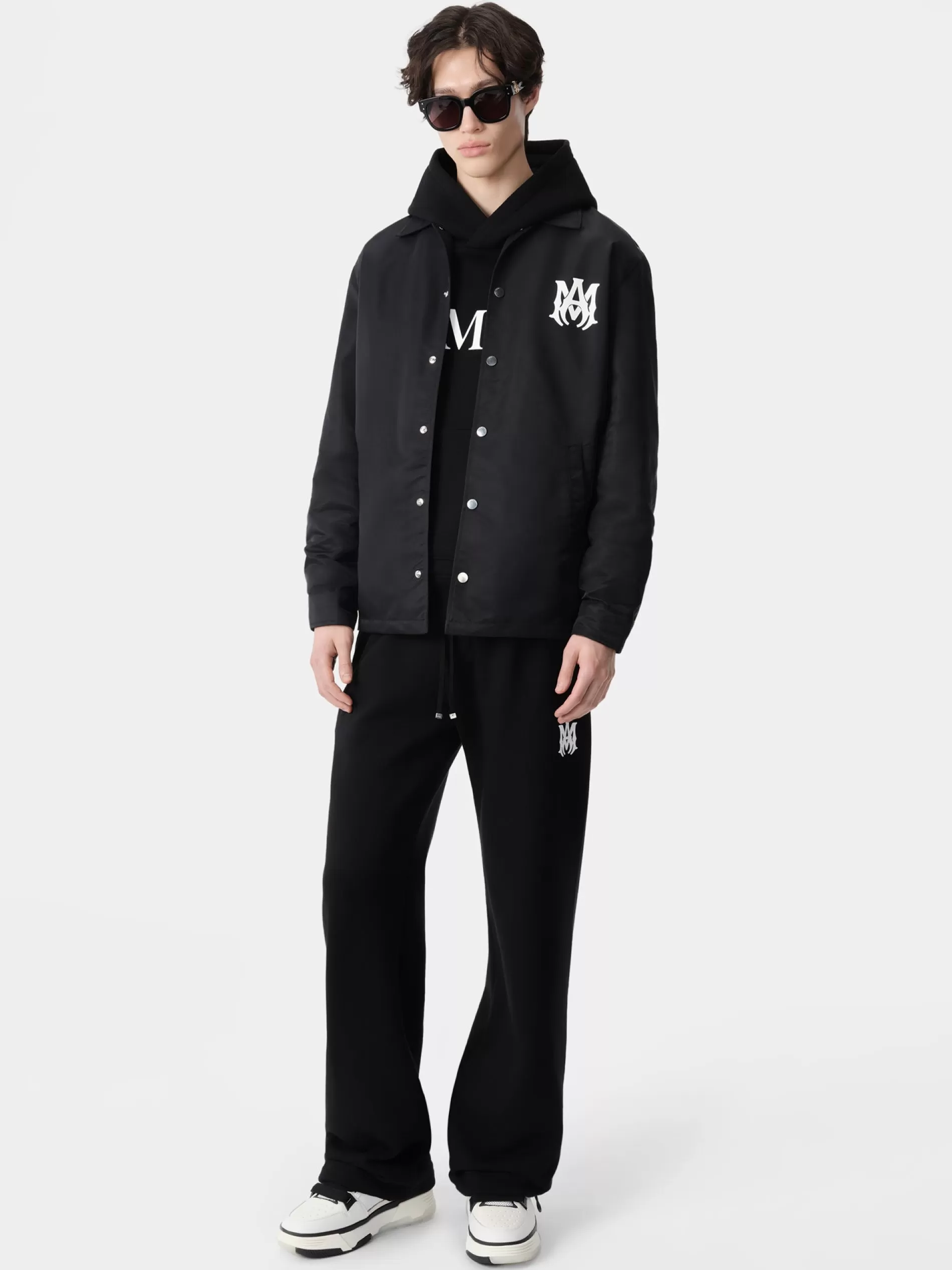 AMIRI Outerwear>MA COACH JACKET BLACK