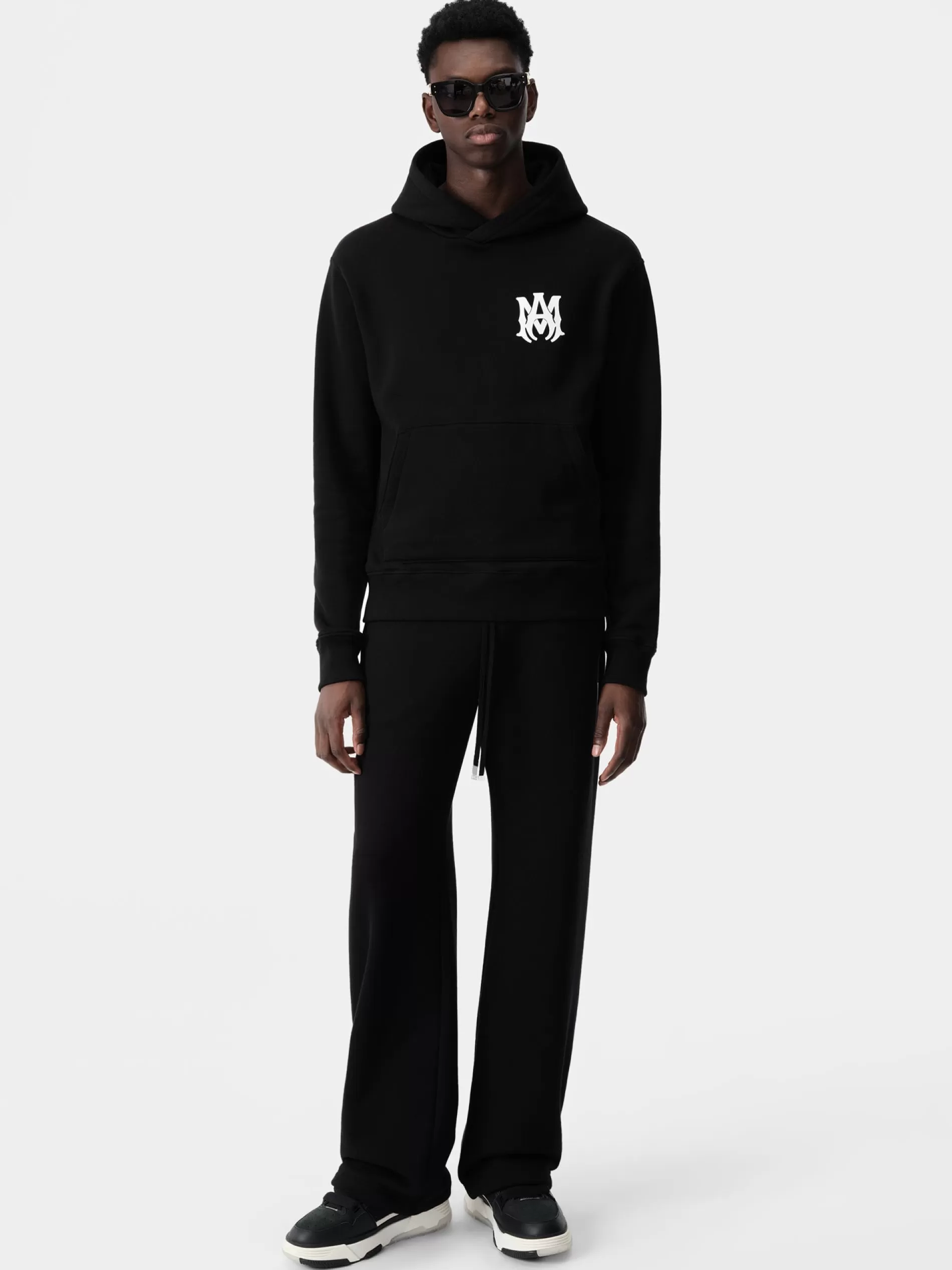 AMIRI Sweatshirts>MA CORE LOGO HOODIE BLACK