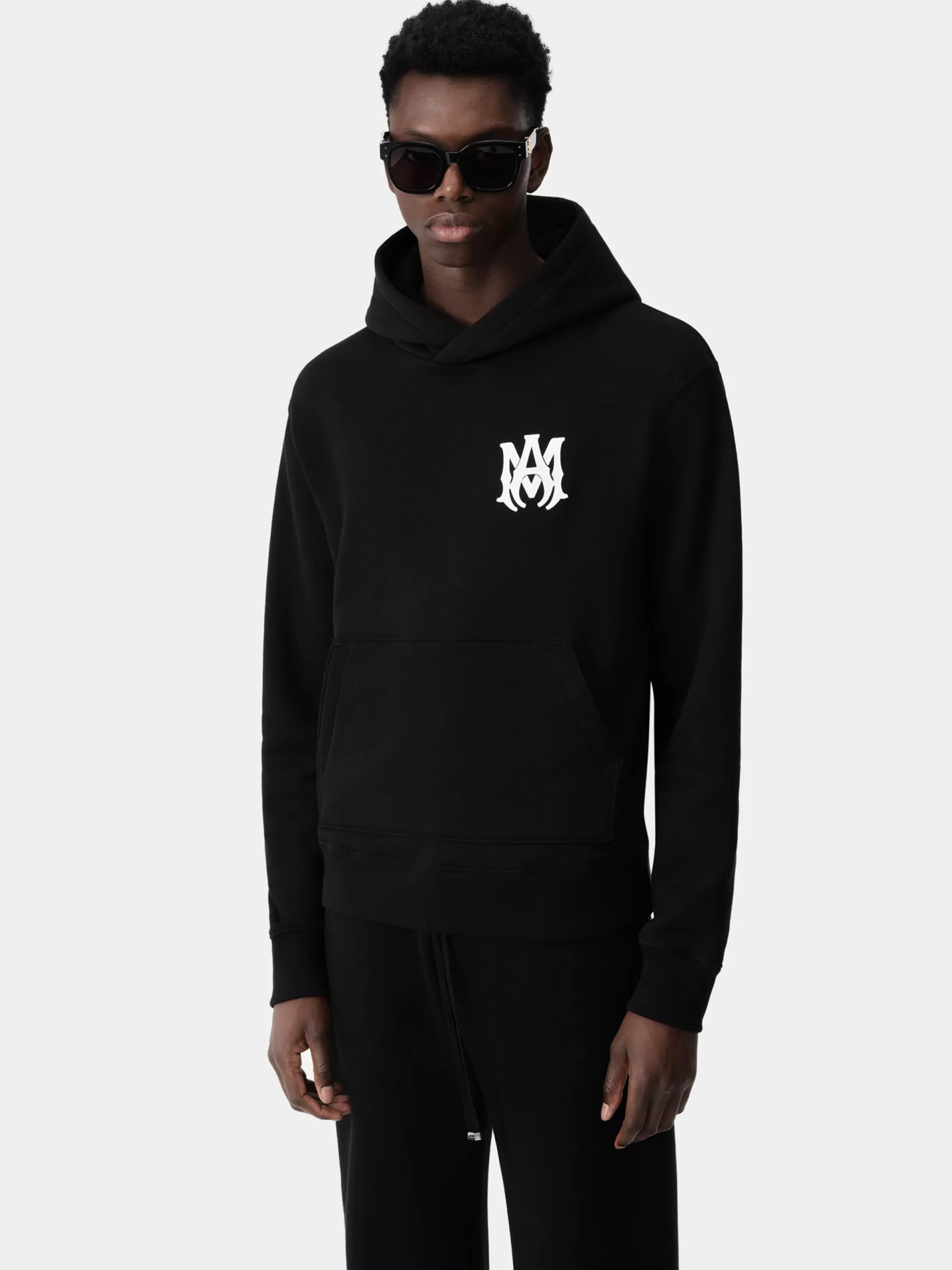 AMIRI Sweatshirts>MA CORE LOGO HOODIE BLACK