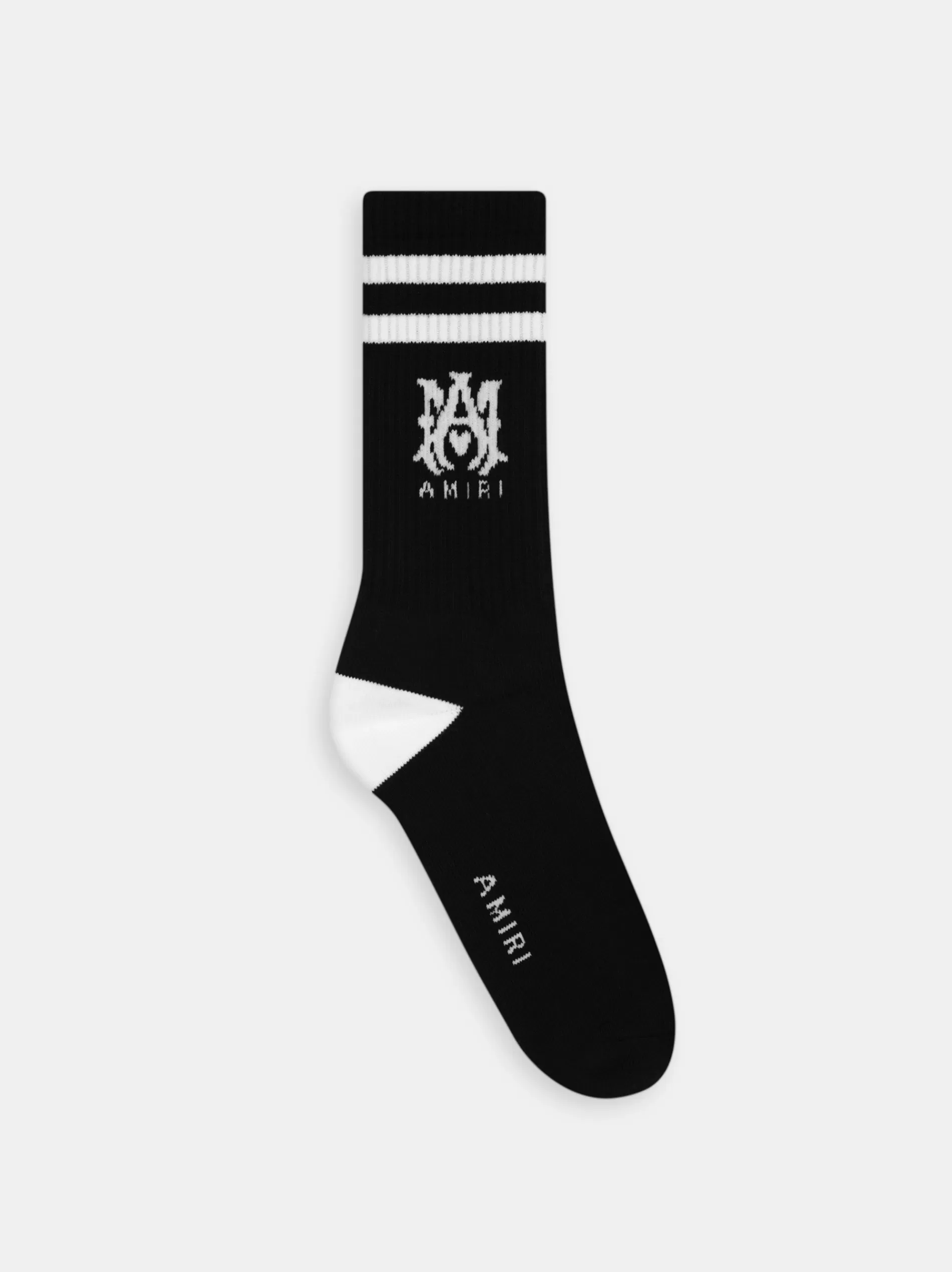 AMIRI Socks | Socks>MA CORE LOGO SOCKS Black White