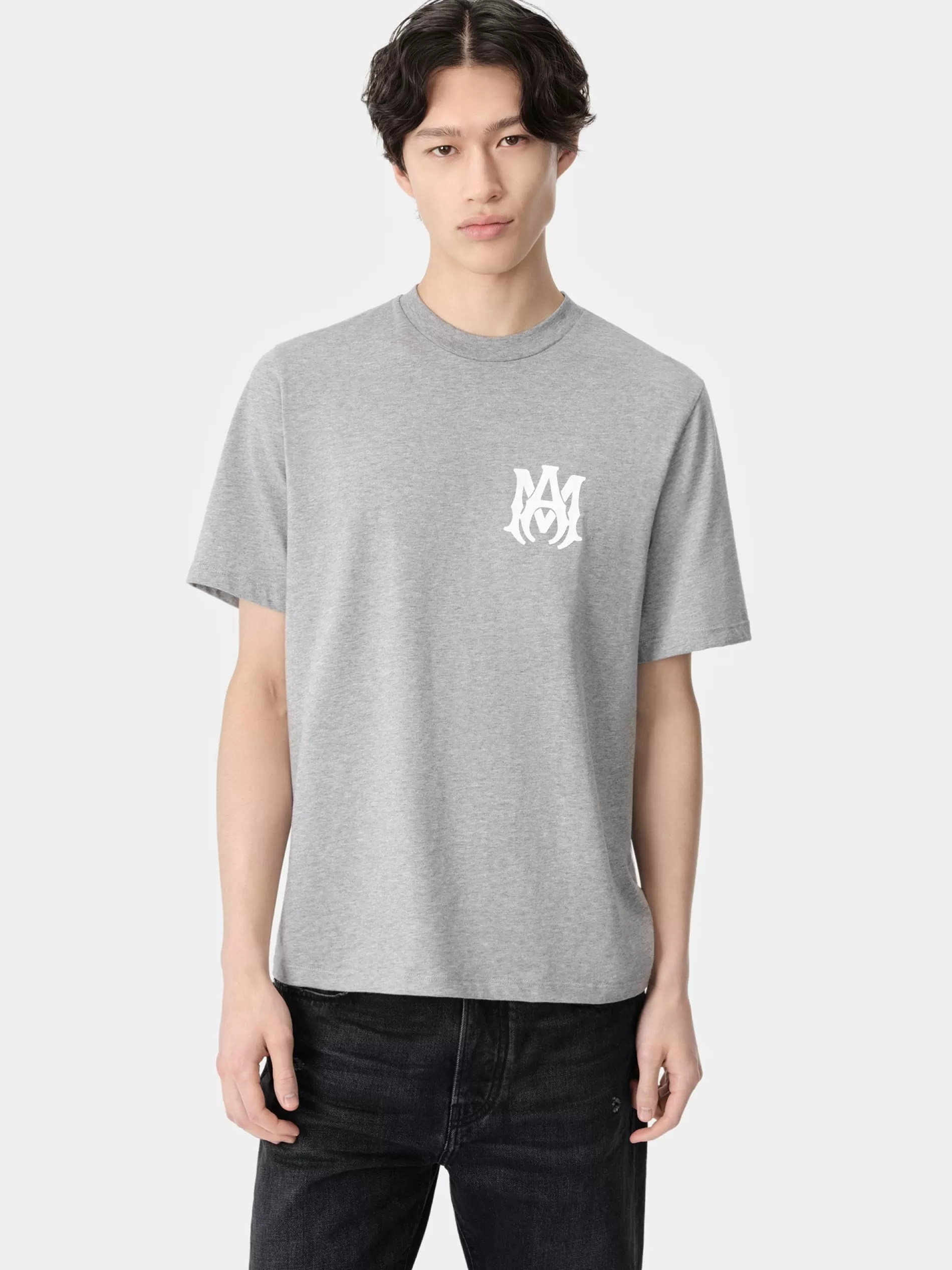 AMIRI Tees>MA CORE LOGO TEE Grey