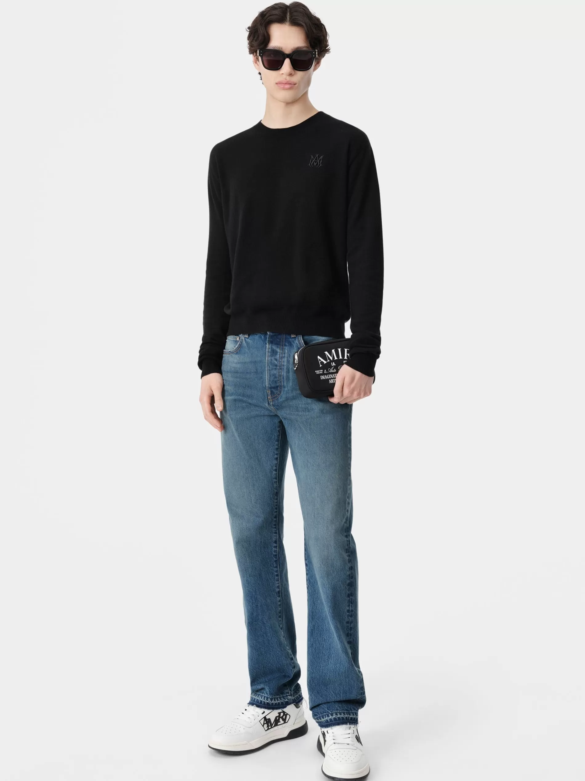 AMIRI Knitwear>MA CREW BLACK