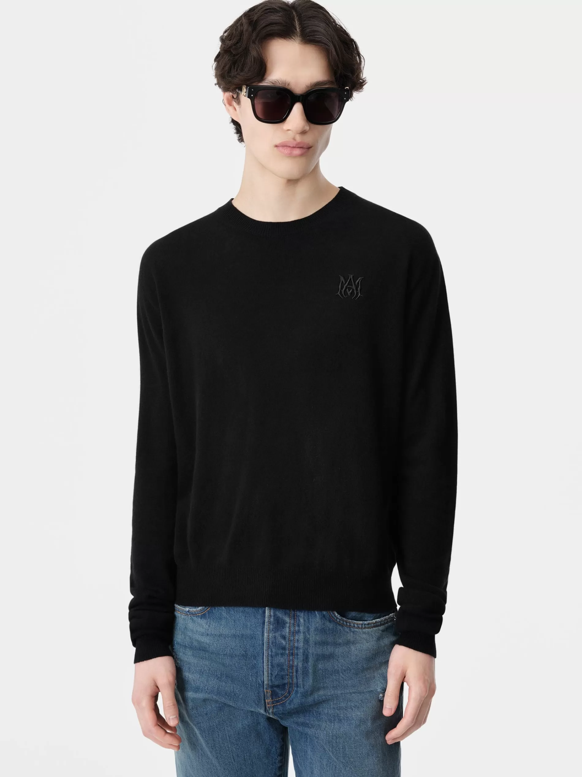 AMIRI Knitwear>MA CREW BLACK