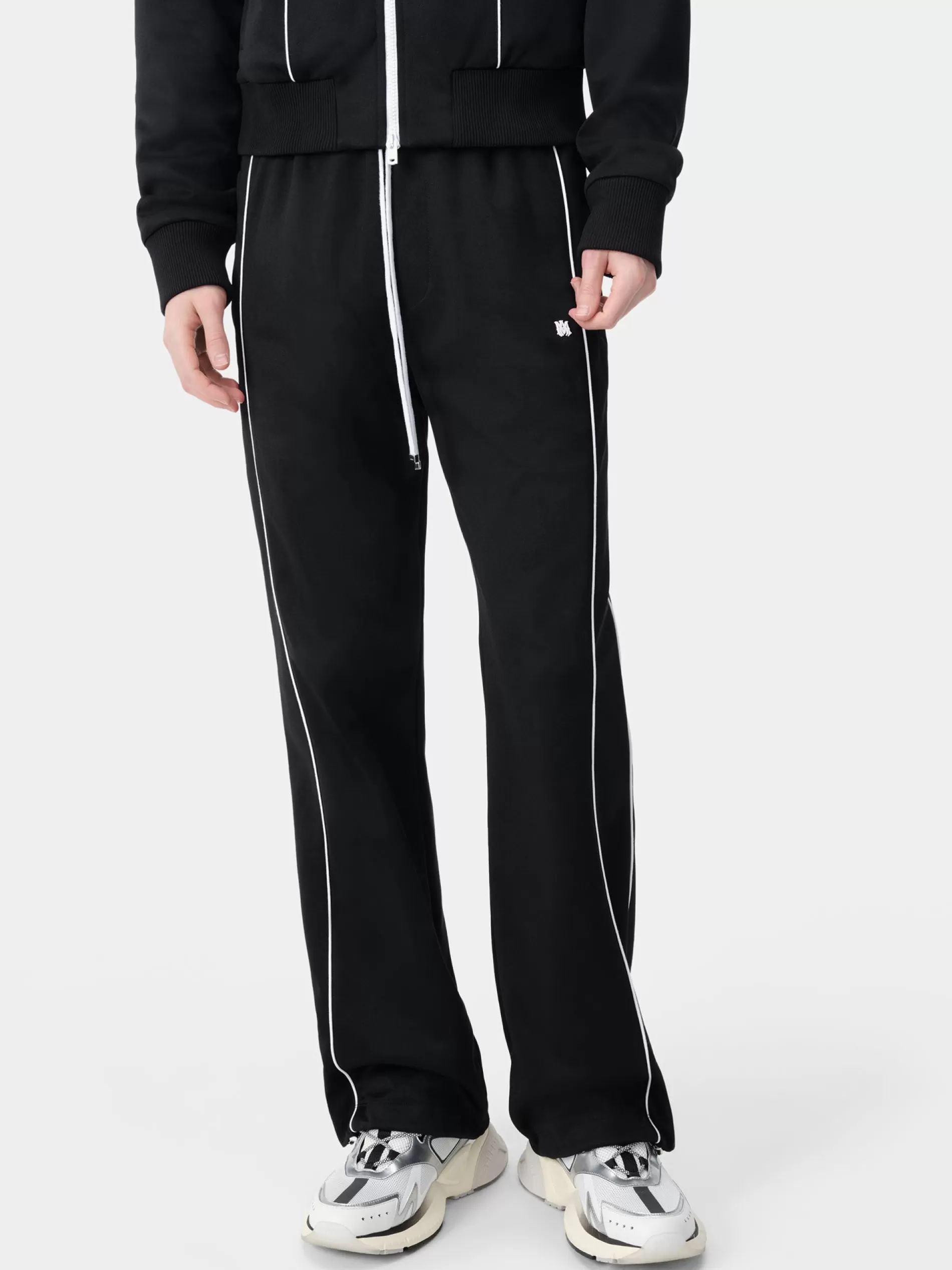 AMIRI Pants>MA FLARE TRACK PANT BLACK