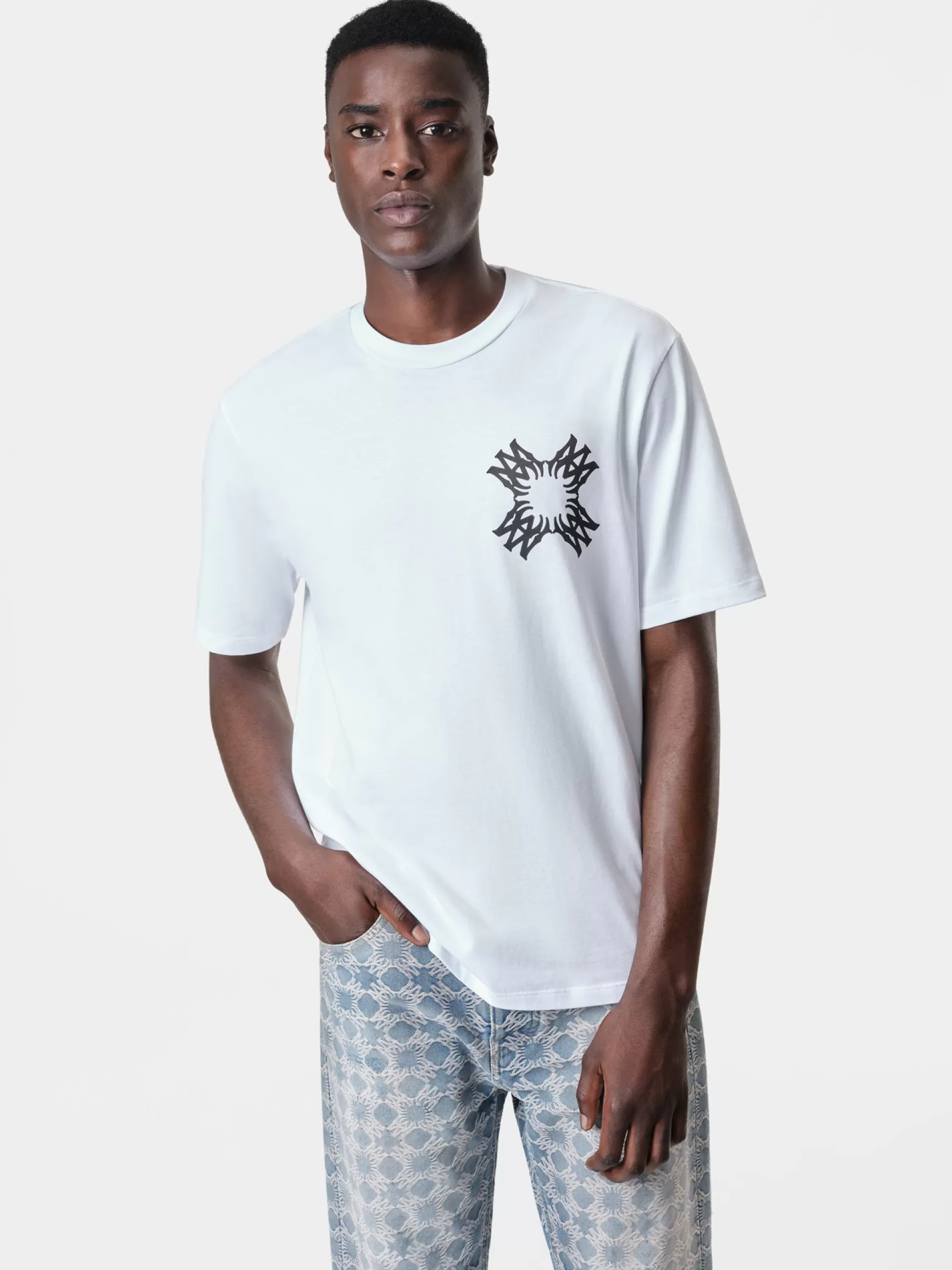 AMIRI Tees>MA QUAD TEE White