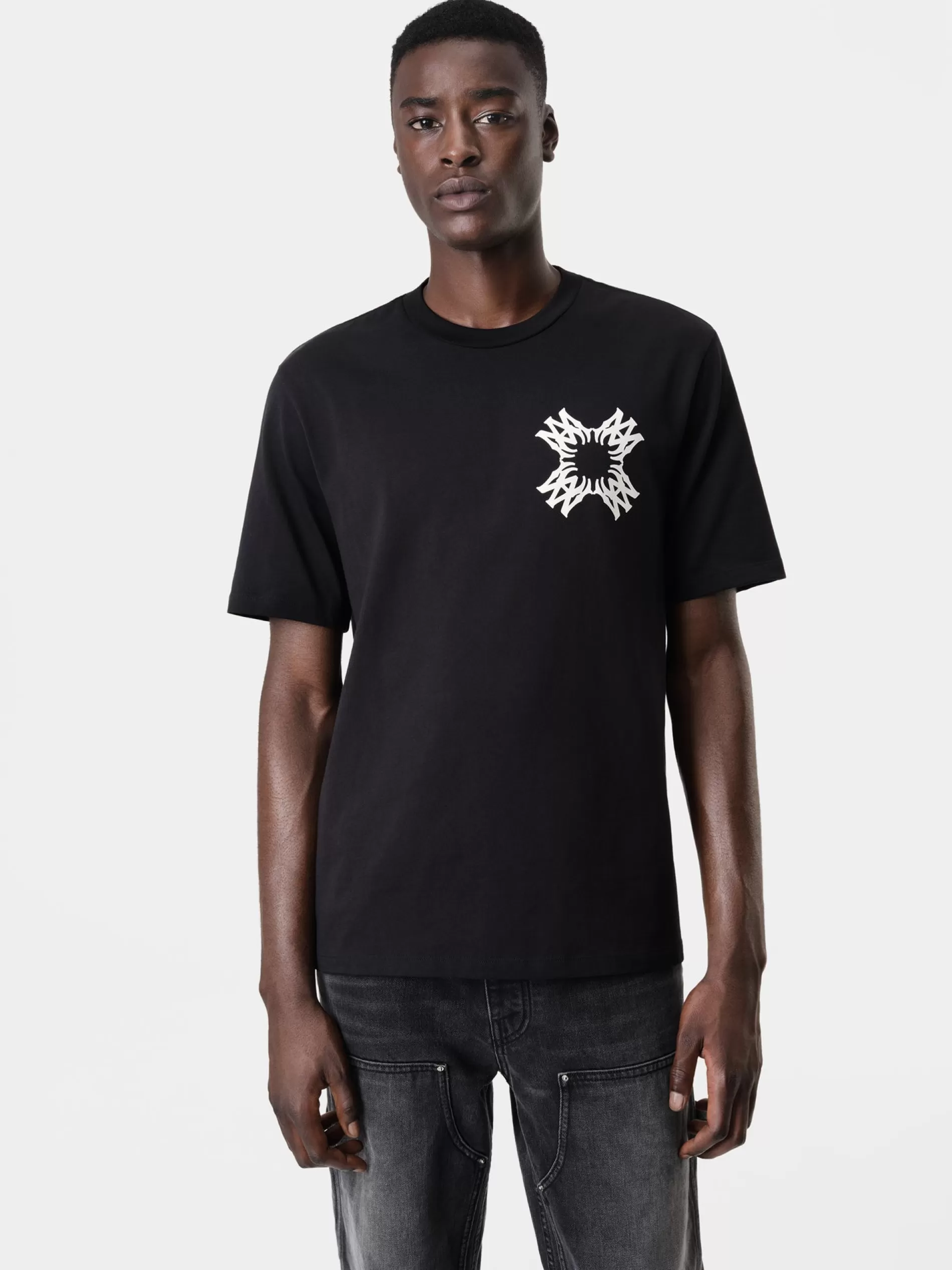 AMIRI Tees>MA QUAD TEE BLACK