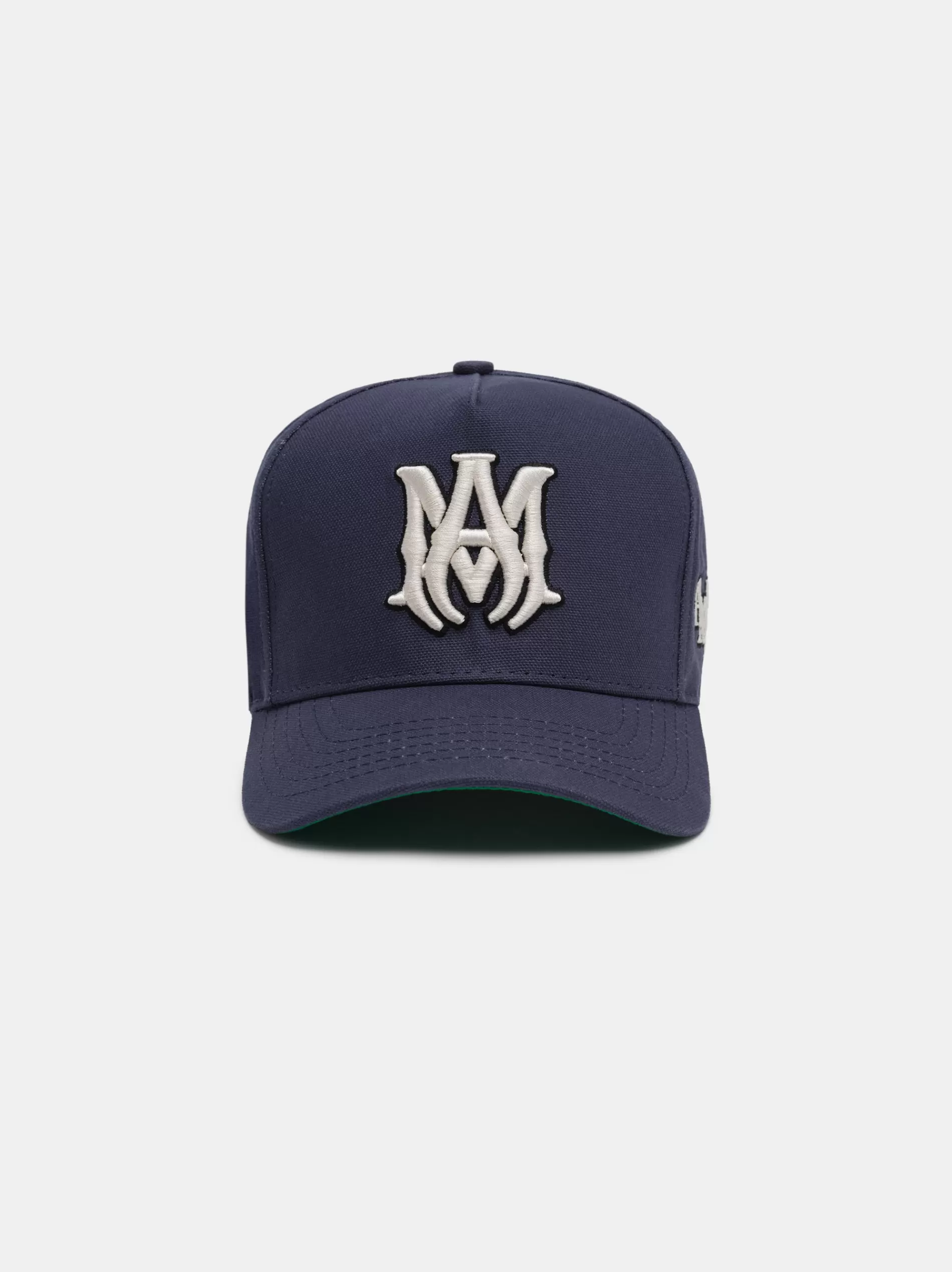 AMIRI Hats | Hats>MA STAGGERED FULL CANVAS HAT Navy Off White