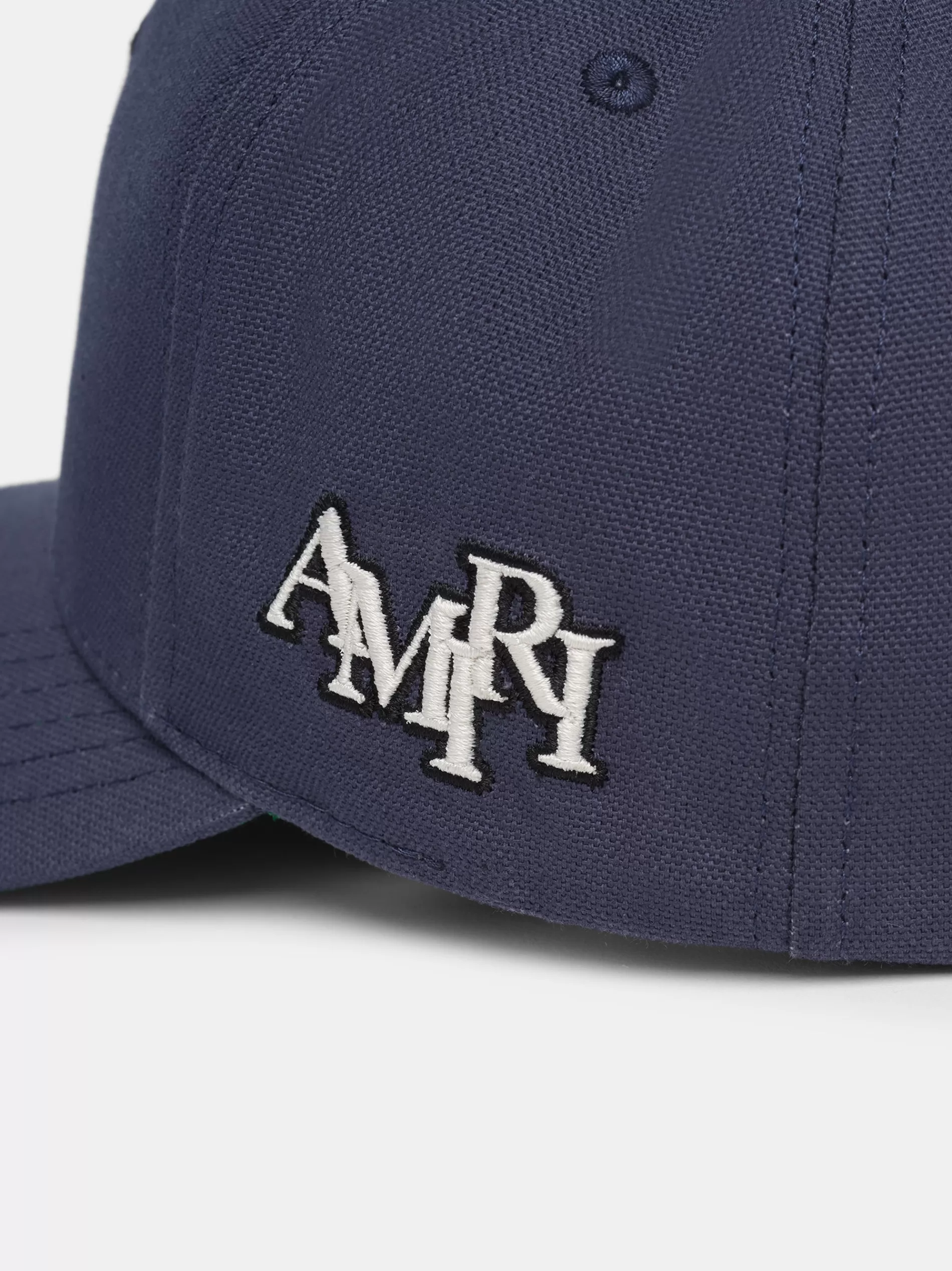 AMIRI Hats | Hats>MA STAGGERED FULL CANVAS HAT Navy Off White