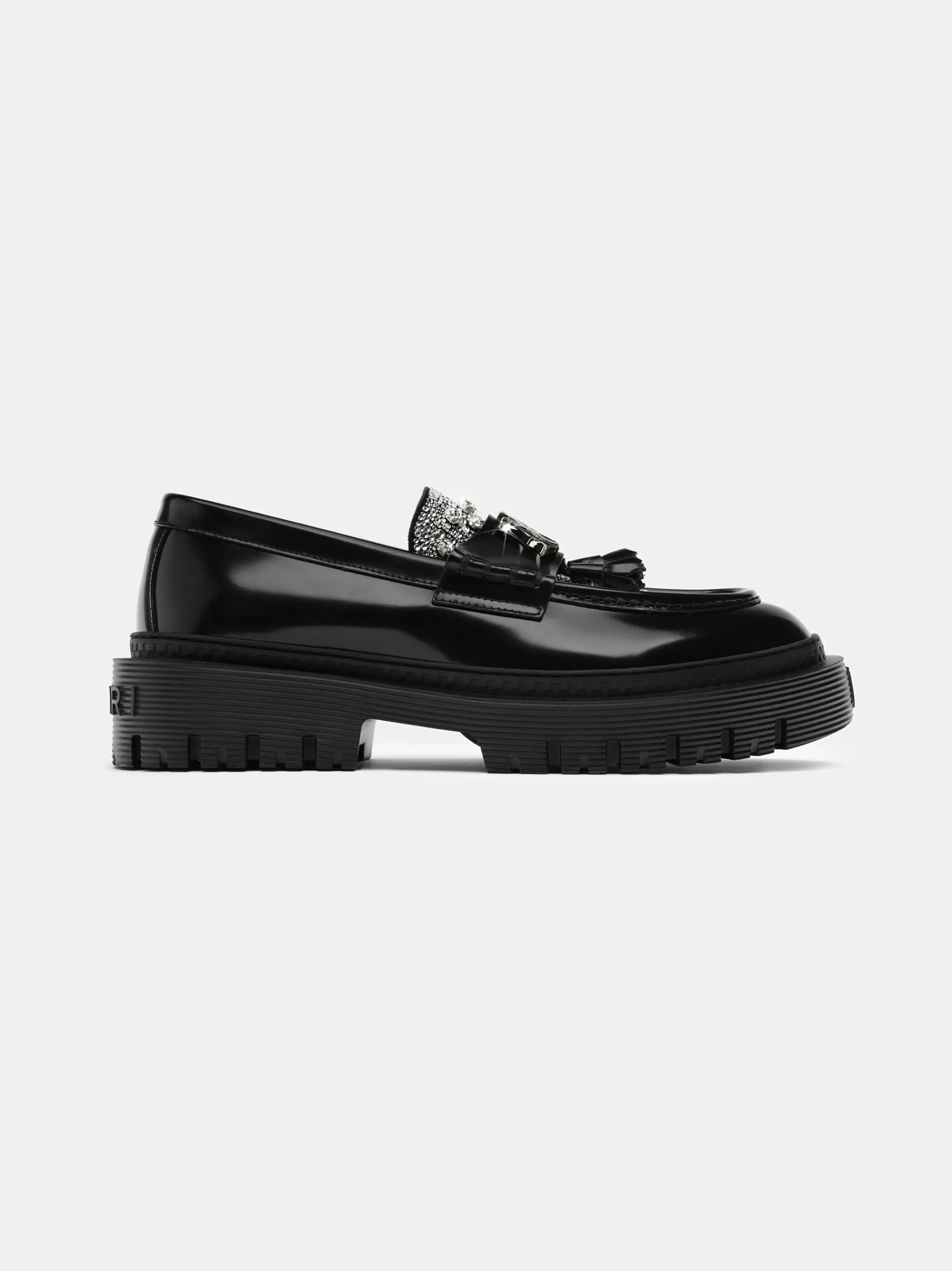 AMIRI Loafers | Loafers>MA TASSLE CRYSTAL JUMBO LOAFER BLACK